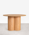 48780822348113 Mesa de Comedor Redonda Irene (120 cm) Mesas de Madera Northdeco