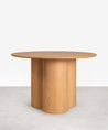 48780822348113 Mesa de Comedor Redonda Irene (120 cm) Mesas de Madera Northdeco