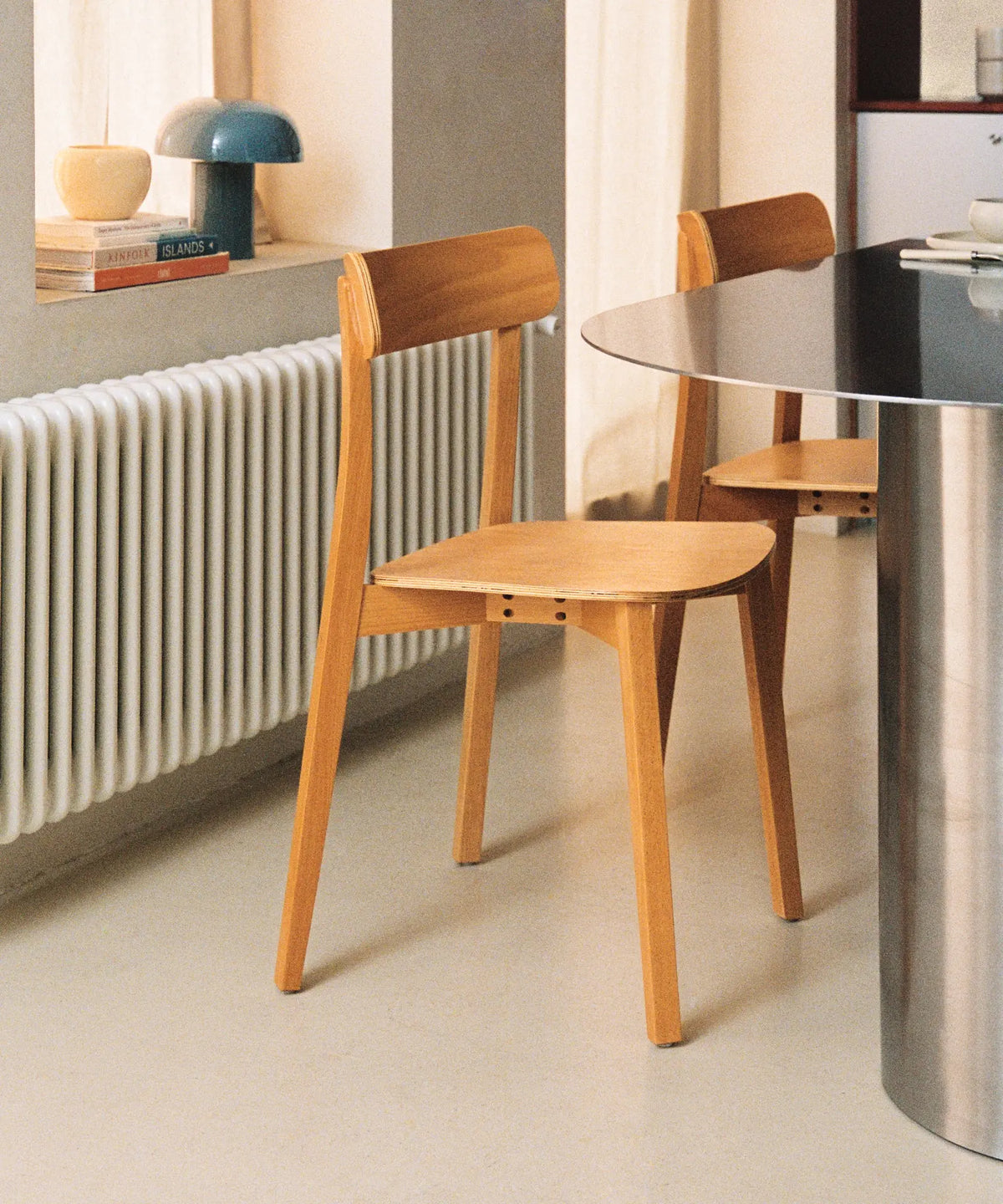 56712542552450 Silla de Comedor en Madera Zivia Sillas de Madera Northdeco