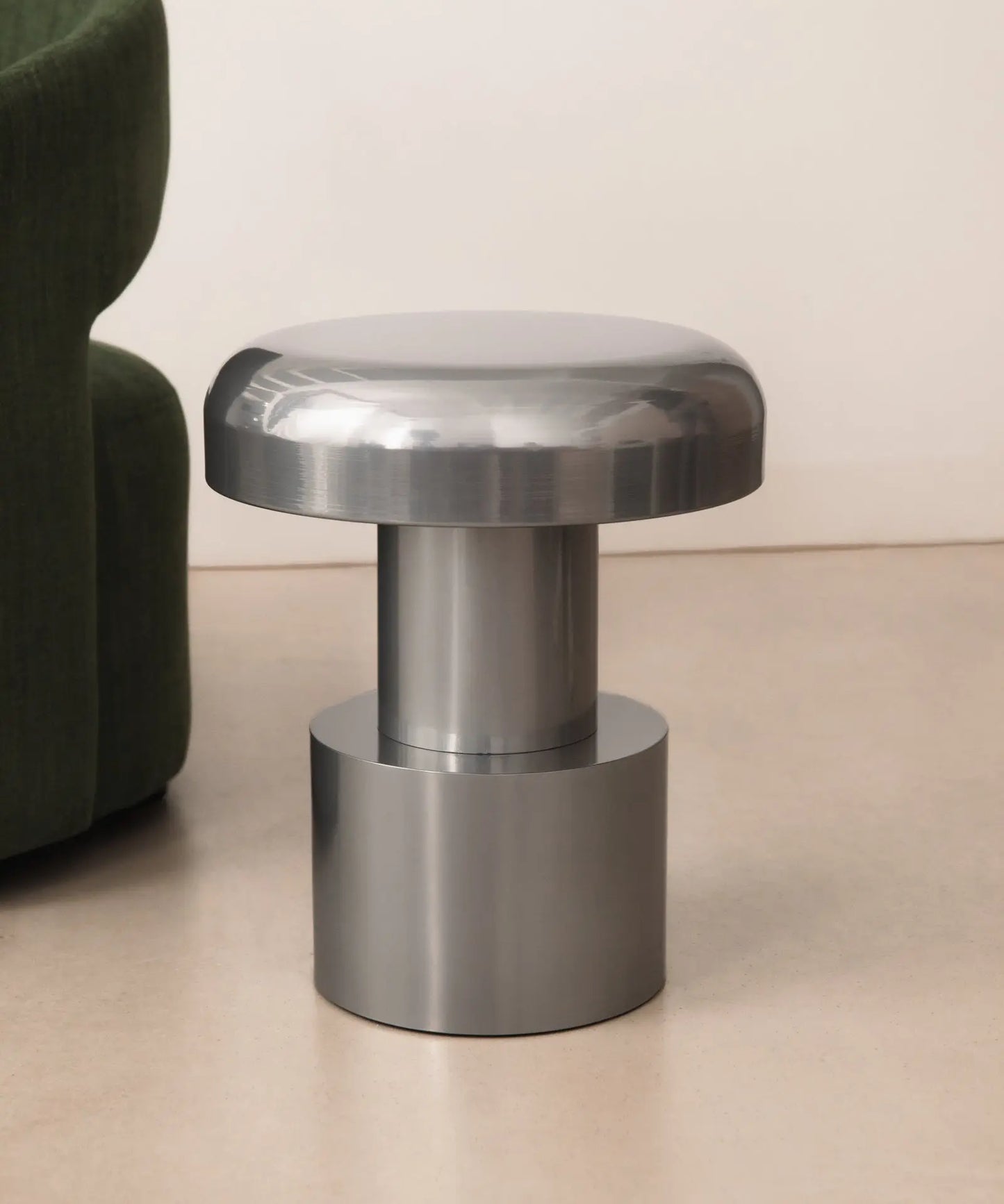 55691012800898 Mesa Auxiliar de Metal Dome (40x47 cm) Mesas Auxiliares Northdeco