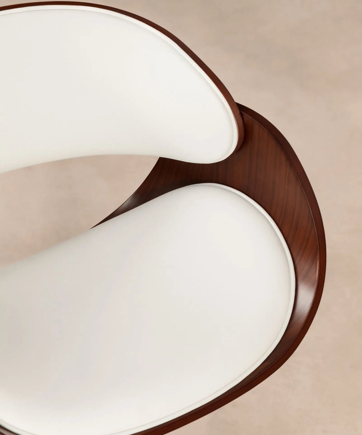 42012989915315 Silla de Escritorio de Polipiel y Madera Debbie Sillas de Oficina Northdeco