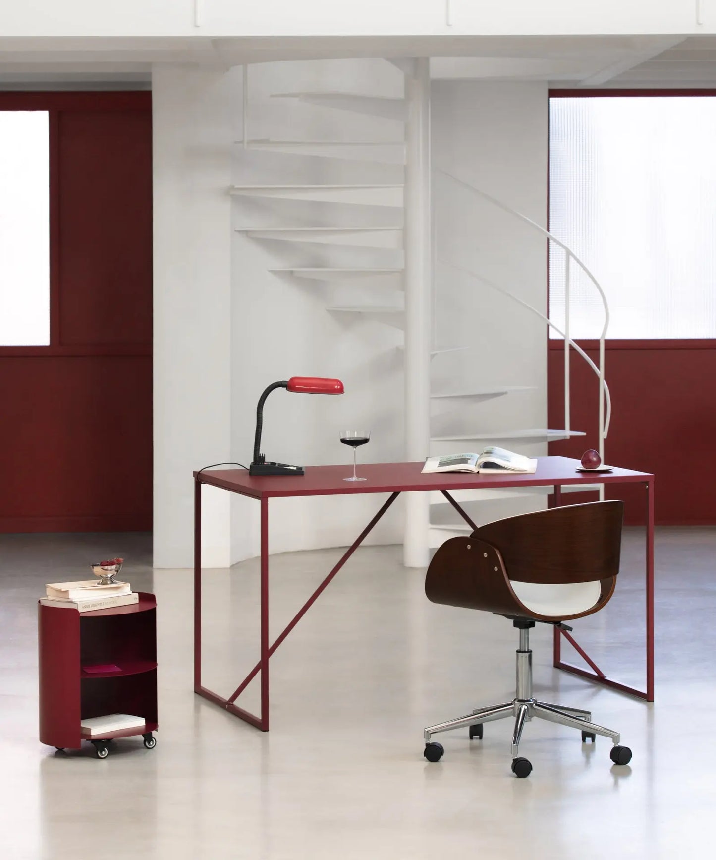 55822972912002 Mesa de Escritorio en Acero Laminado Varek Mesas Northdeco