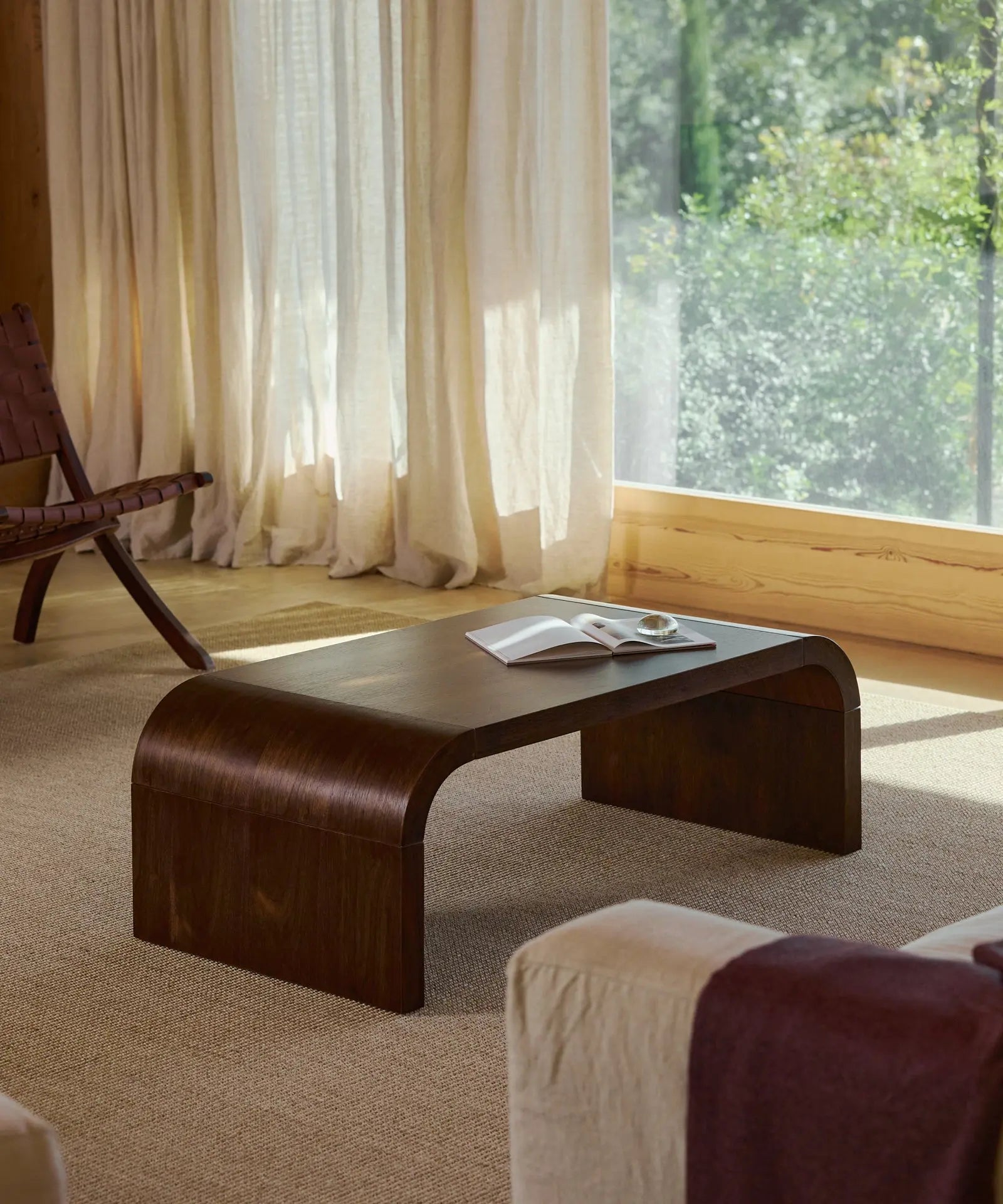 Table basse rectangulaire en bois Jade (110 cm)