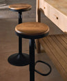 55531152179586 Taburete Alto Regulable en Acero y Madera Oslo Taburetes Northdeco