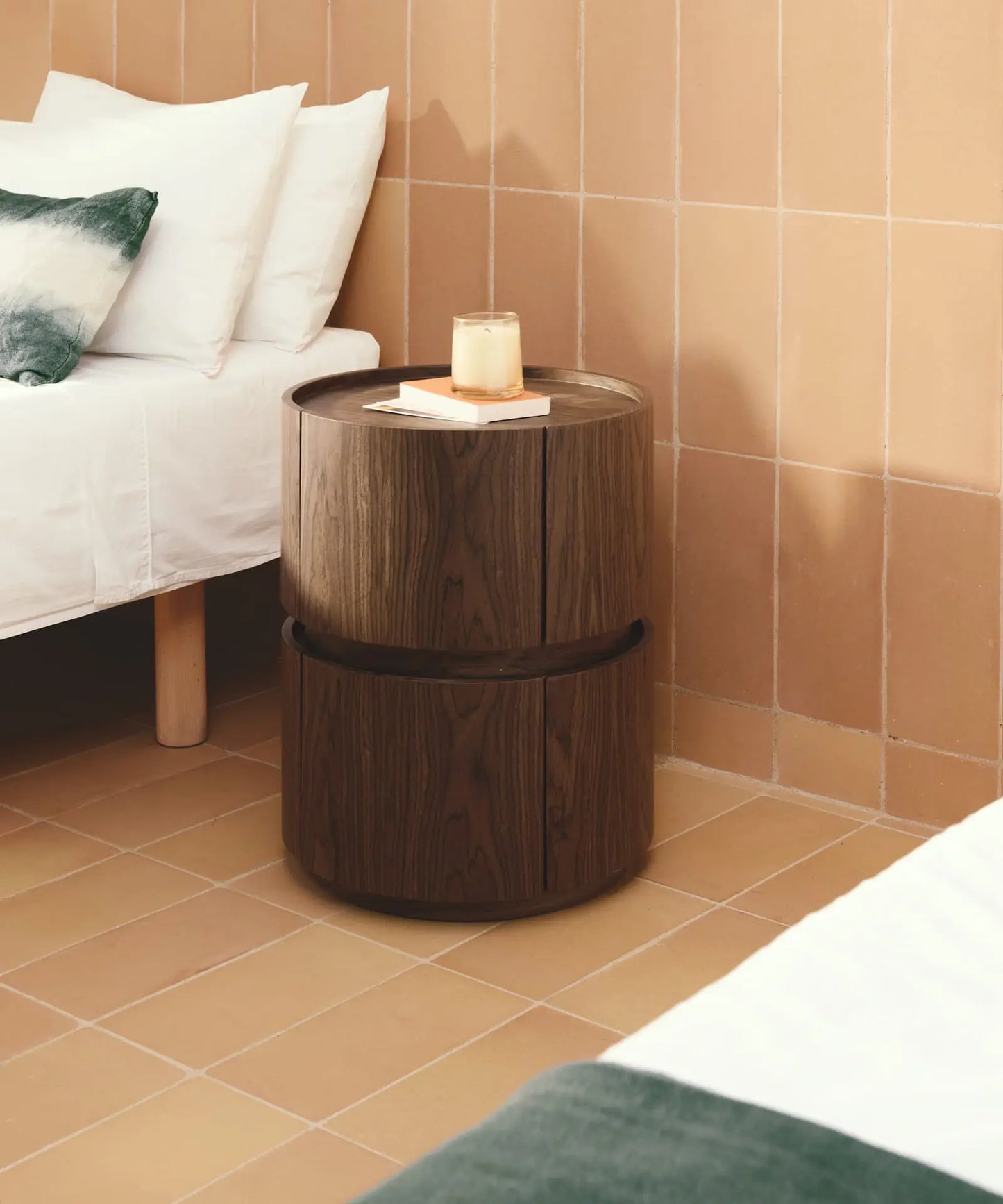 56484473569666 Mesita de Noche de Madera Ross Mesita de noche Northdeco