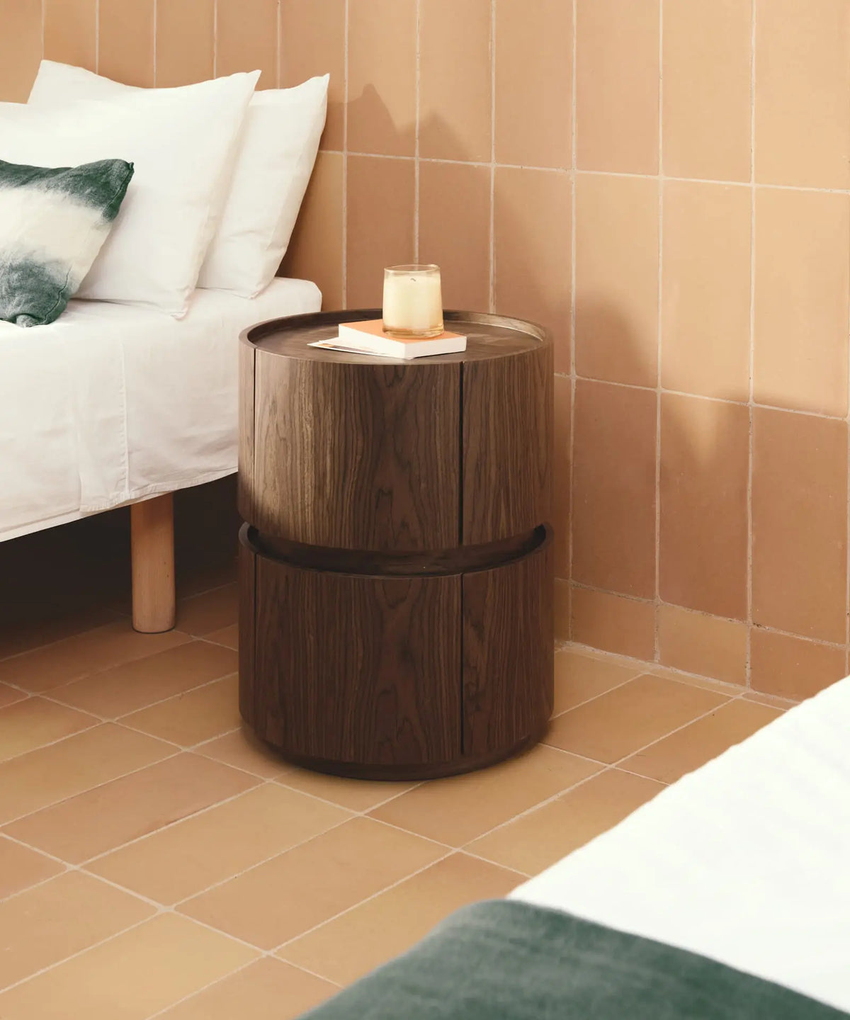 Nachttisch aus Holz Ross – Northdeco