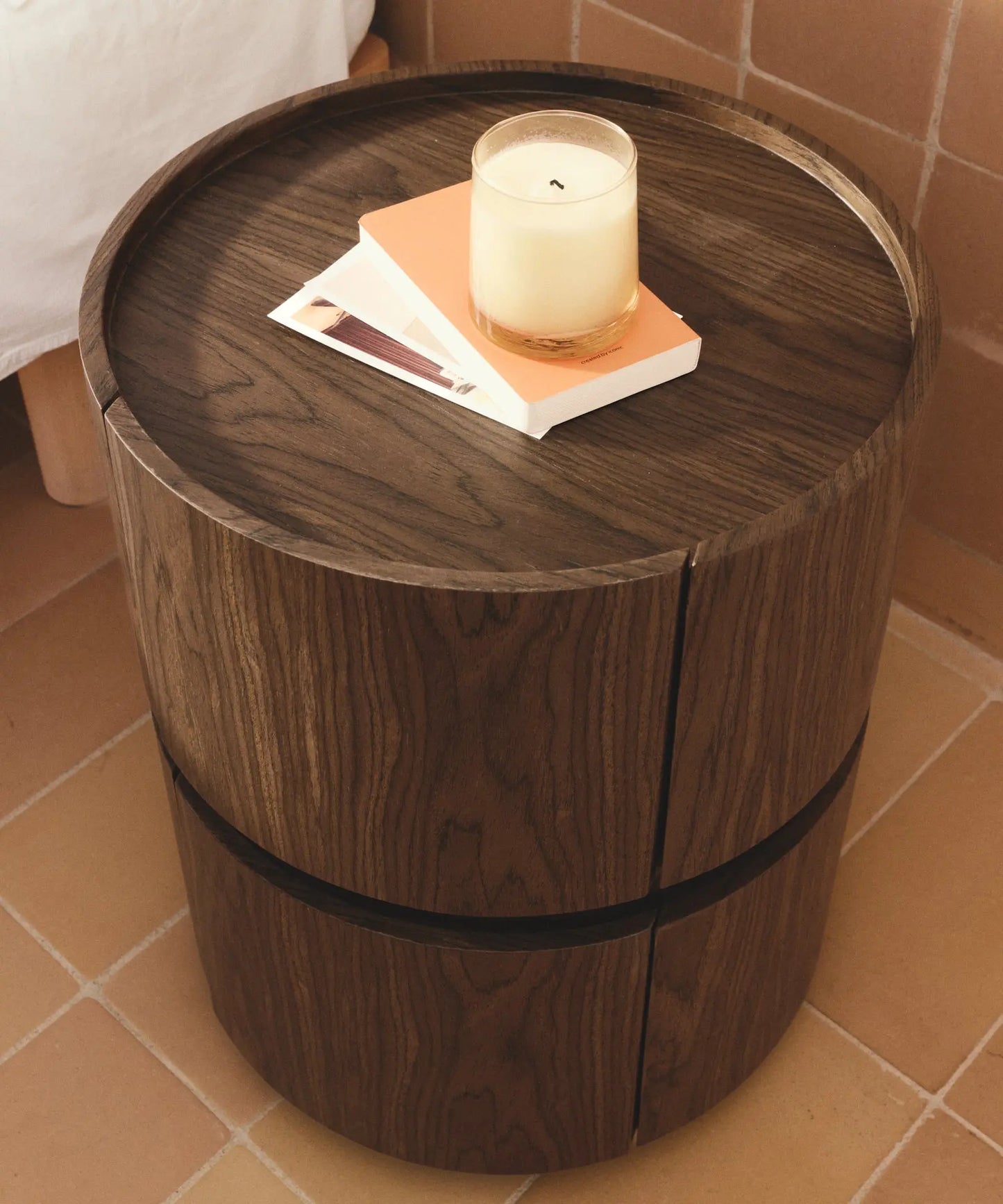 56484473569666 Mesita de Noche de Madera Ross Mesita de noche Northdeco