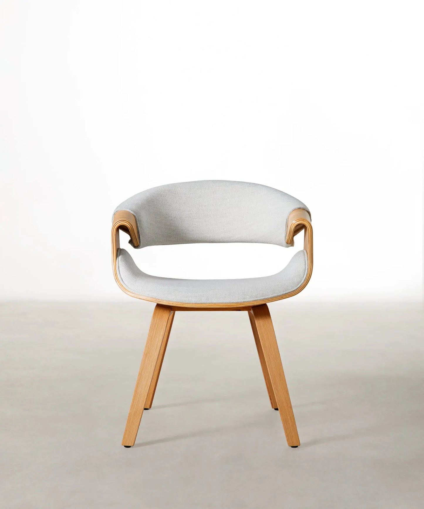 55740405481858 Silla de Comedor en Madera y Polipiel Binsa Sillas de Madera Northdeco