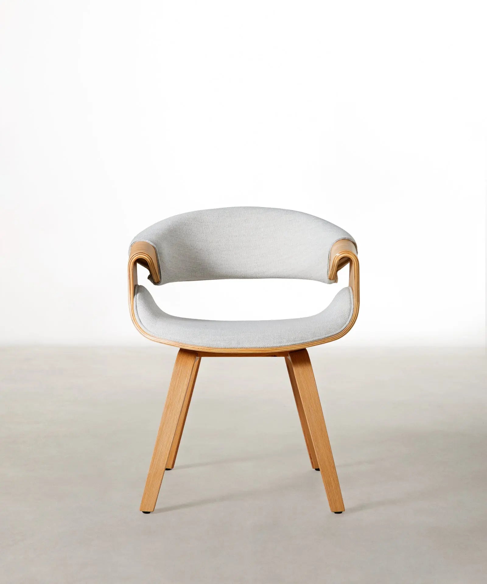 55740405481858 Silla de Comedor en Madera y Polipiel Binsa Sillas de Madera Northdeco