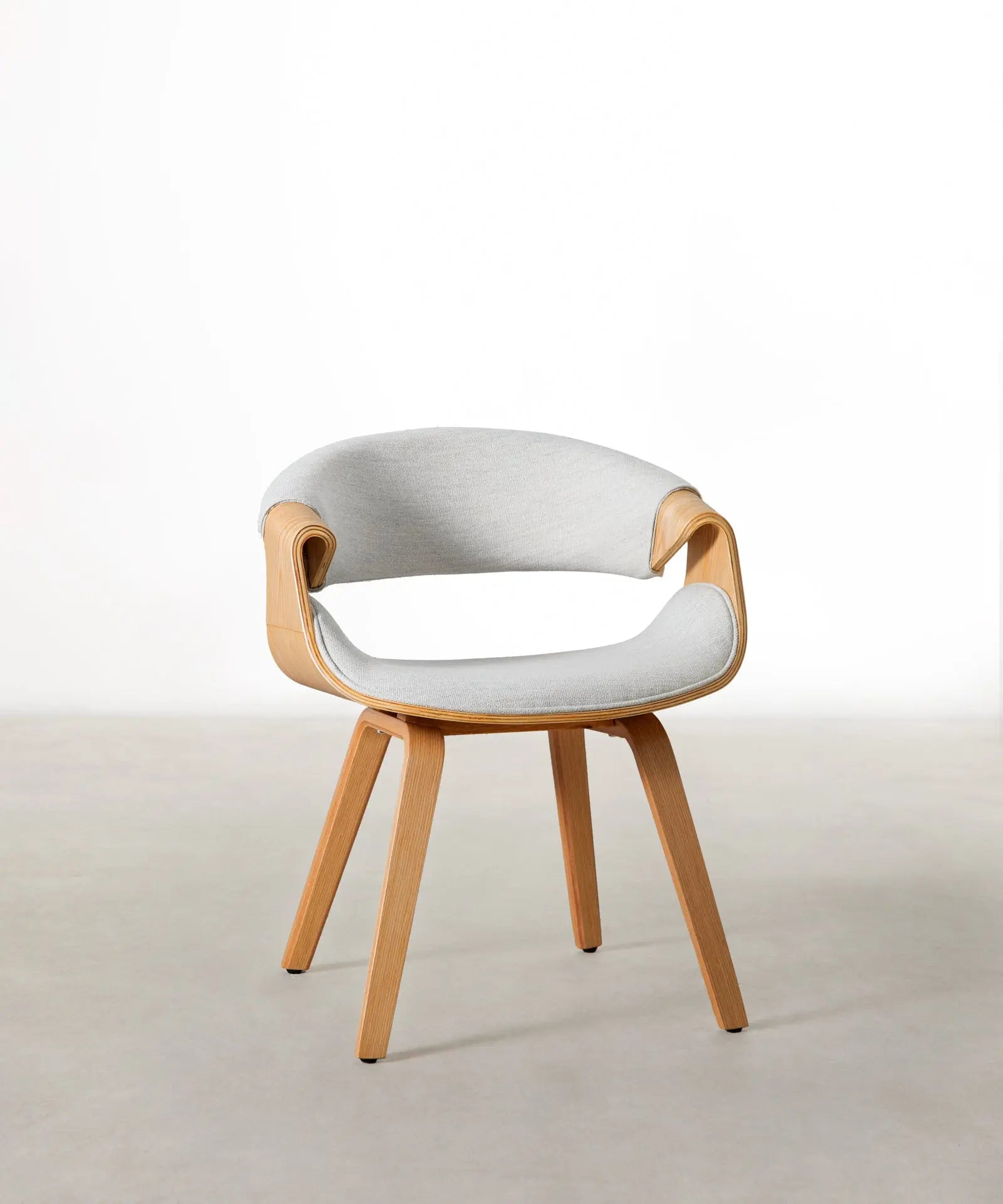 55740405481858 Silla de Comedor en Madera y Polipiel Binsa Sillas de Madera Northdeco