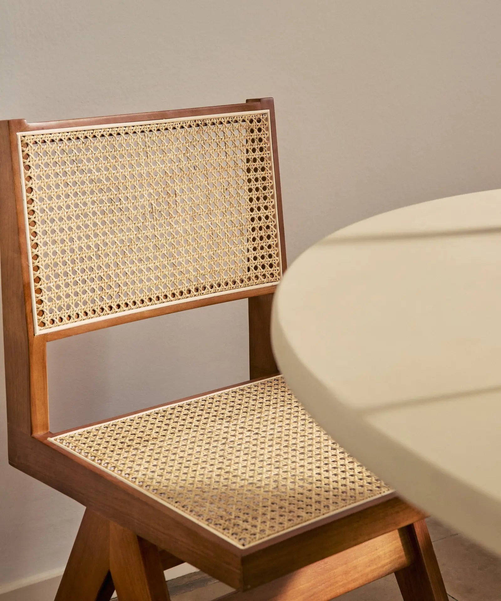 46643730383185 Silla de Comedor en Madera y Ratán Chiara Sillas de Madera Northdeco