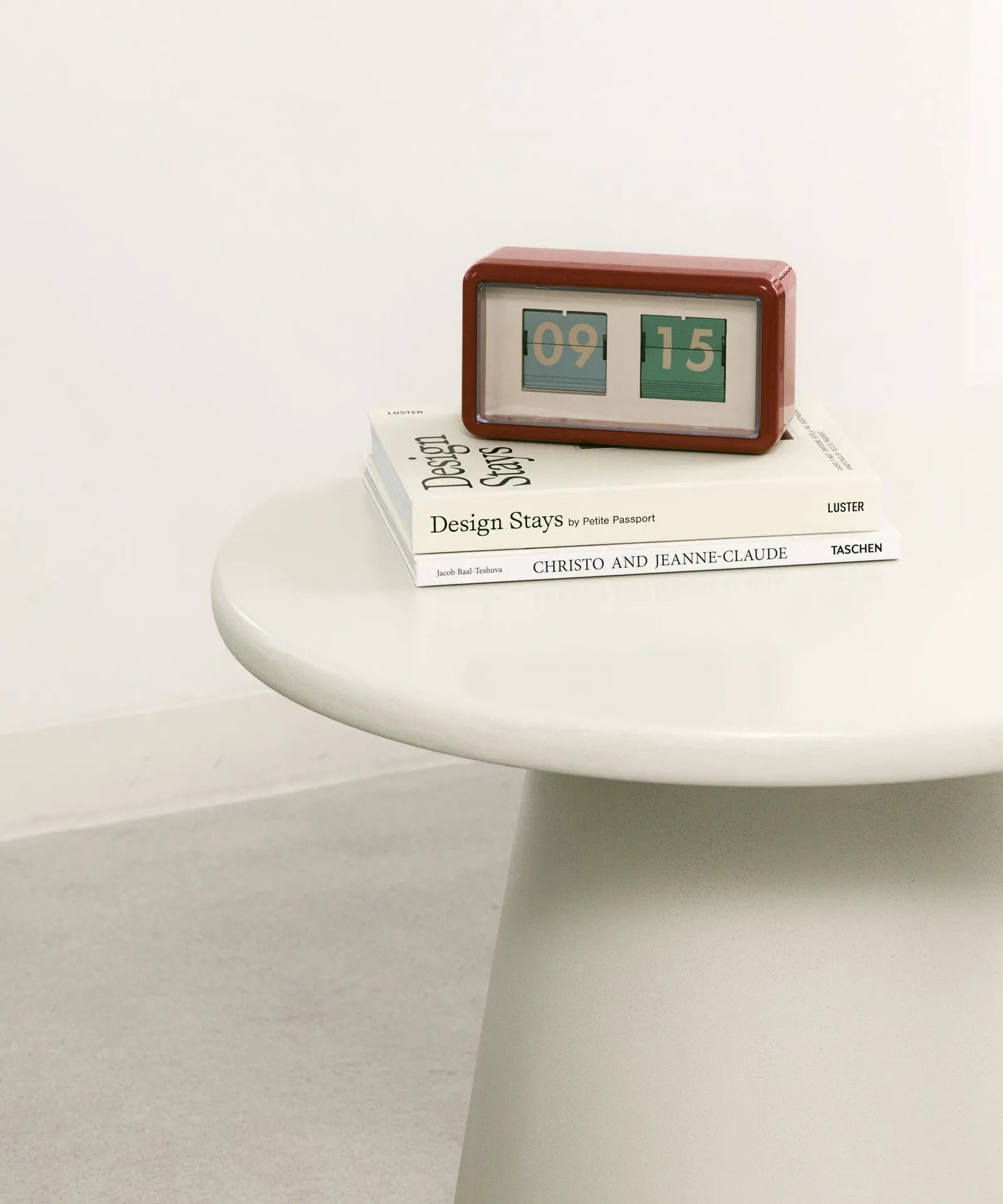 55284327383426 Mesa Auxiliar Redonda en Microcemento Eren (60 cm) Mesas Auxiliares Northdeco