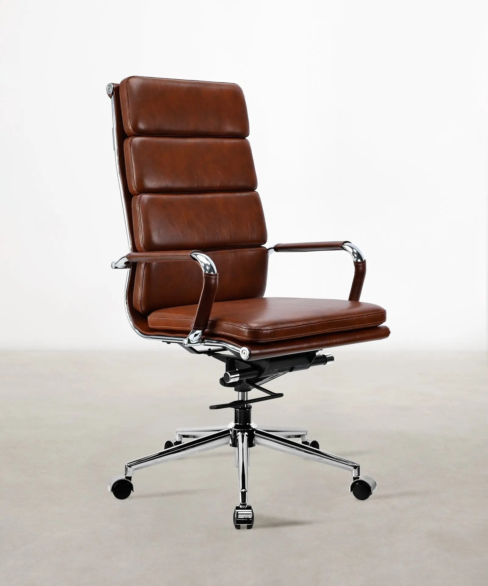 55815354909058 Silla de Oficina en Polipiel High Base Adalia Sillas de Oficina Northdeco Vintage