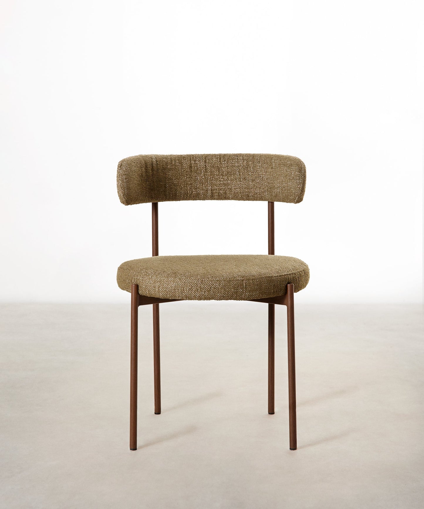 55629190201730 Silla de Comedor en Tela y Metal Alexia - EDICIÓN MADERA Sillas tapizadas Northdeco