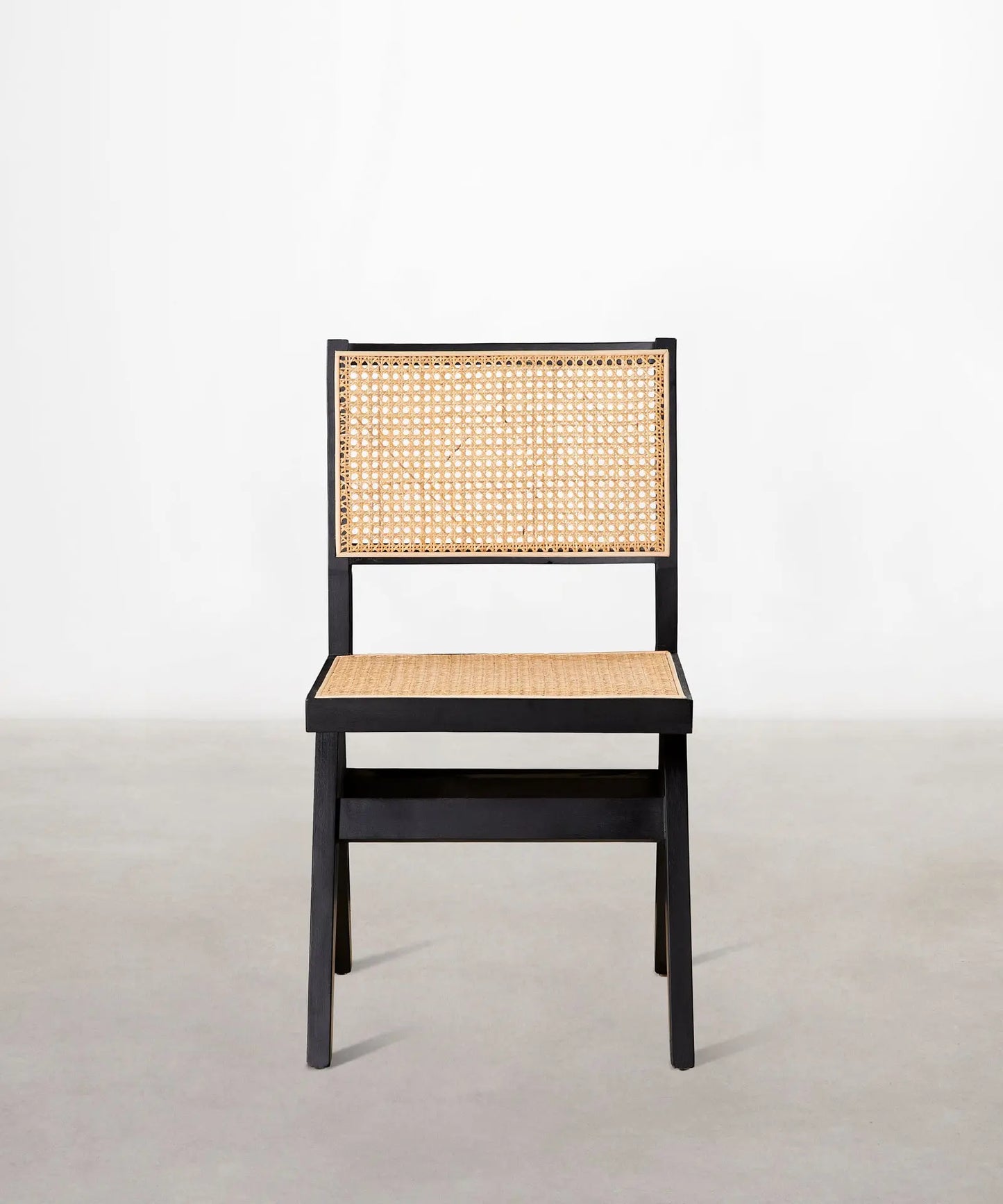 46643730448721 Silla de Comedor en Madera y Ratán Chiara Sillas de Madera Northdeco