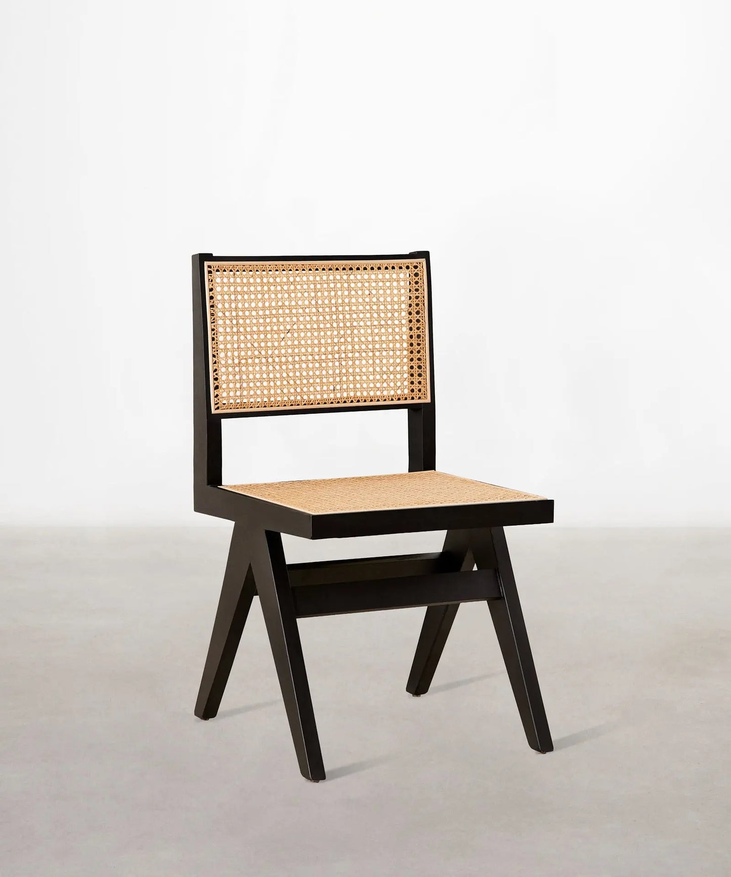 46643730448721 Silla de Comedor en Madera y Ratán Chiara Sillas de Madera Northdeco