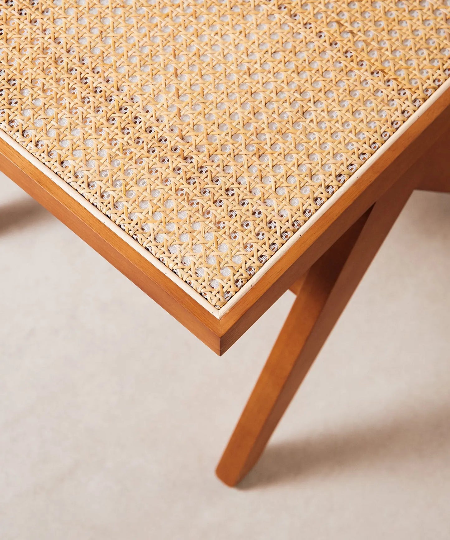 46643730383185 Silla de Comedor en Madera y Ratán Chiara Sillas de Madera Northdeco