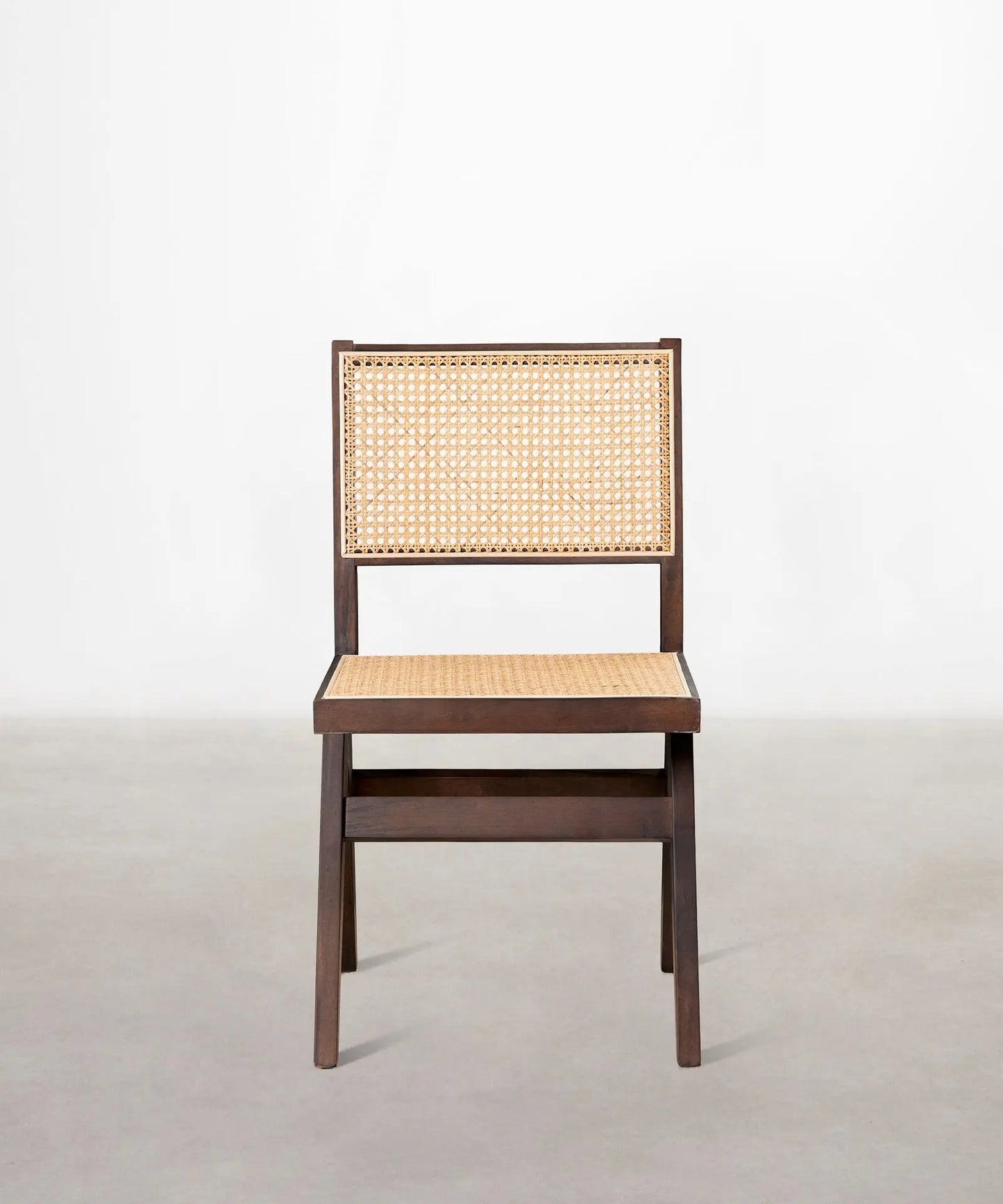 46643730415953 Silla de Comedor en Madera y Ratán Chiara Sillas de Madera Northdeco