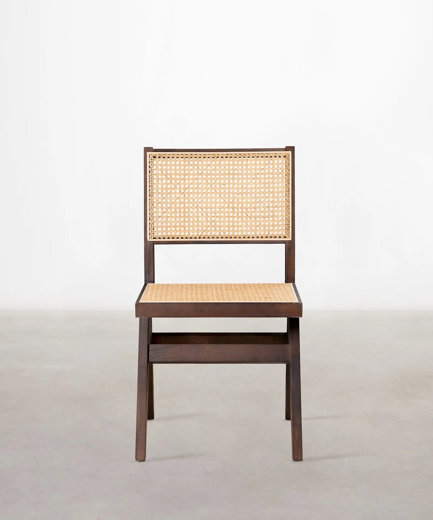 46643730415953 Silla de Comedor en Madera y Ratán Chiara Sillas de Madera Northdeco