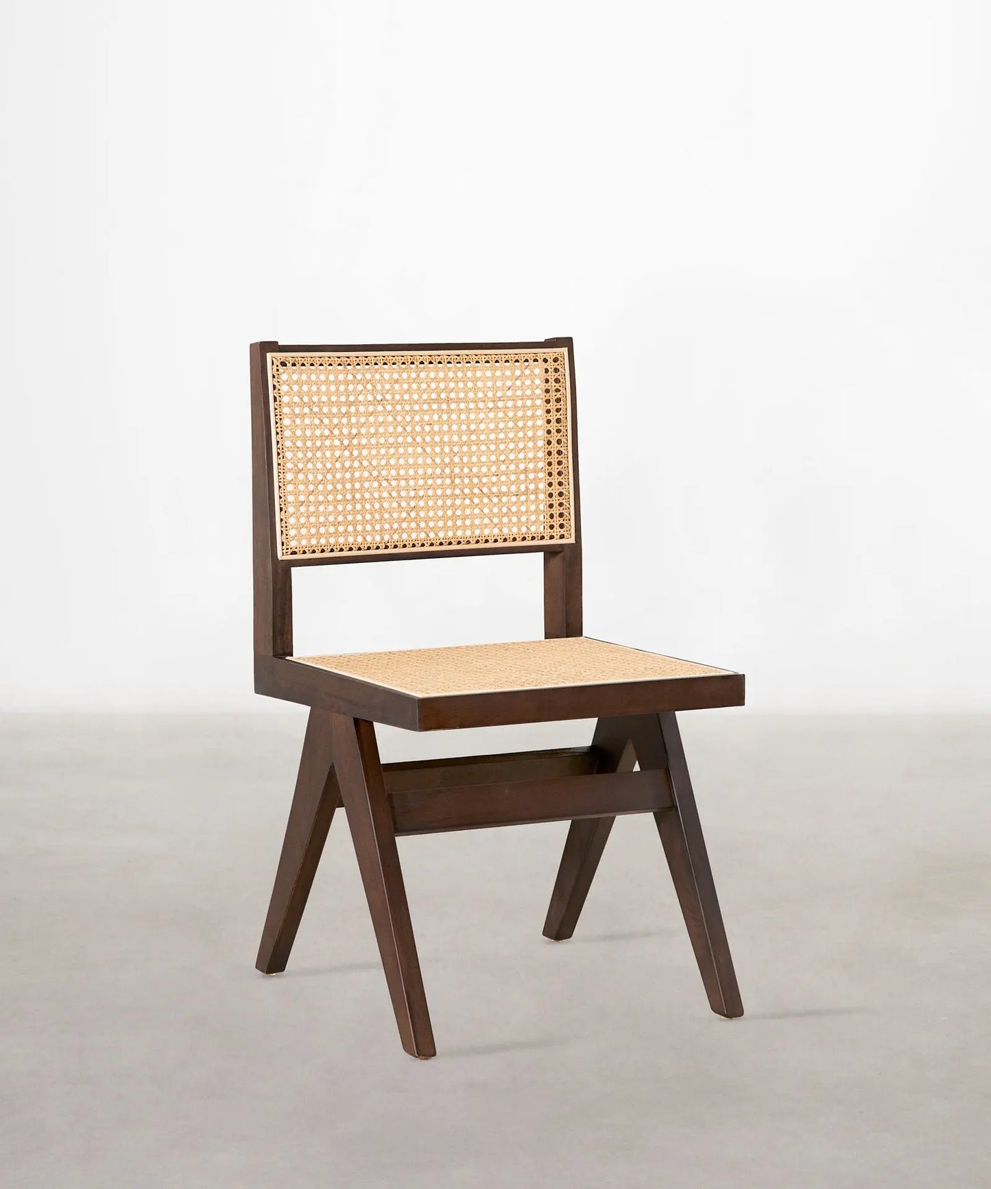 46643730415953 Silla de Comedor en Madera y Ratán Chiara Sillas de Madera Northdeco