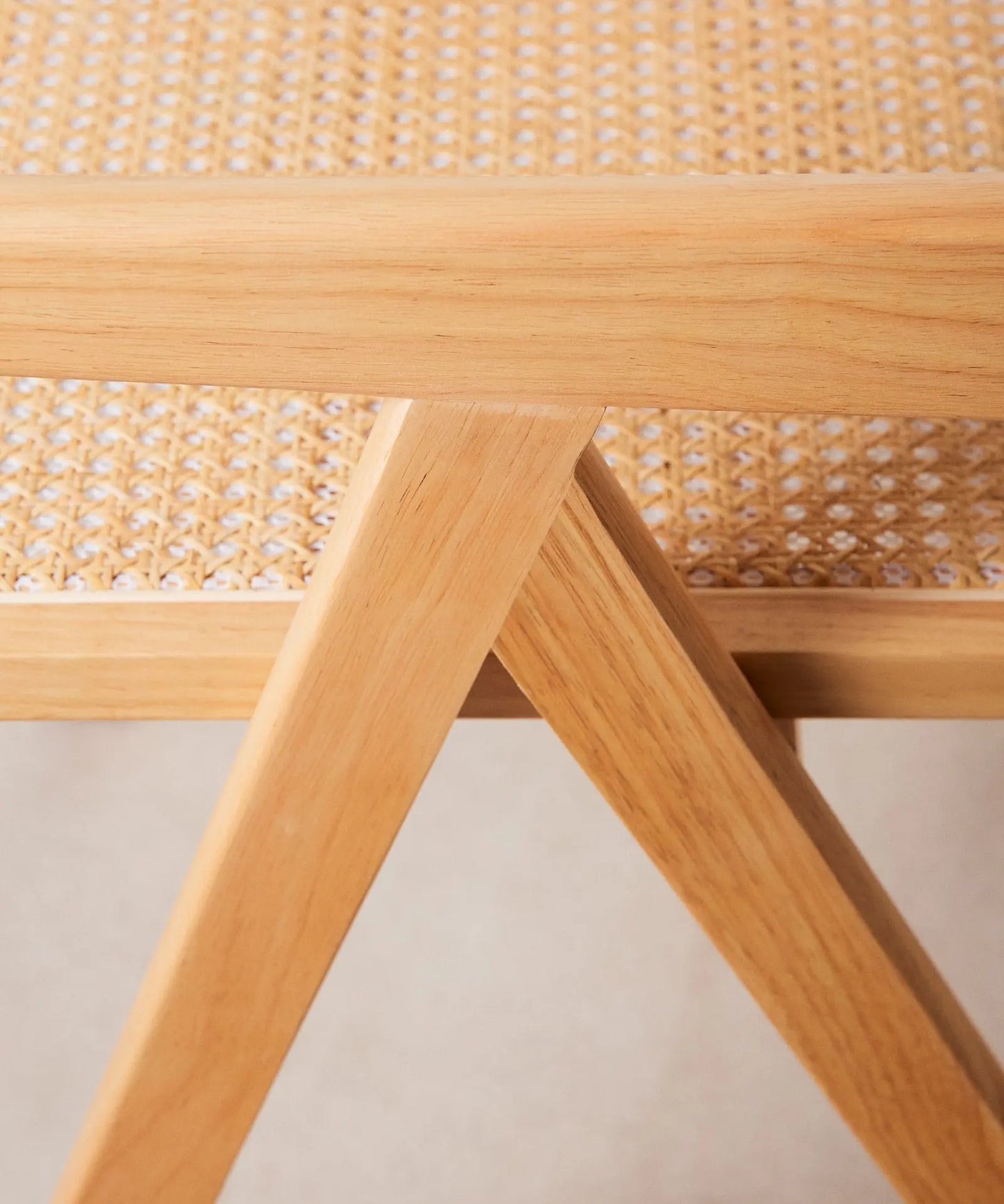 46640545988945 Silla de Comedor en Madera y Ratán con Reposabrazos Chiara Arms Sillas de Madera Northdeco