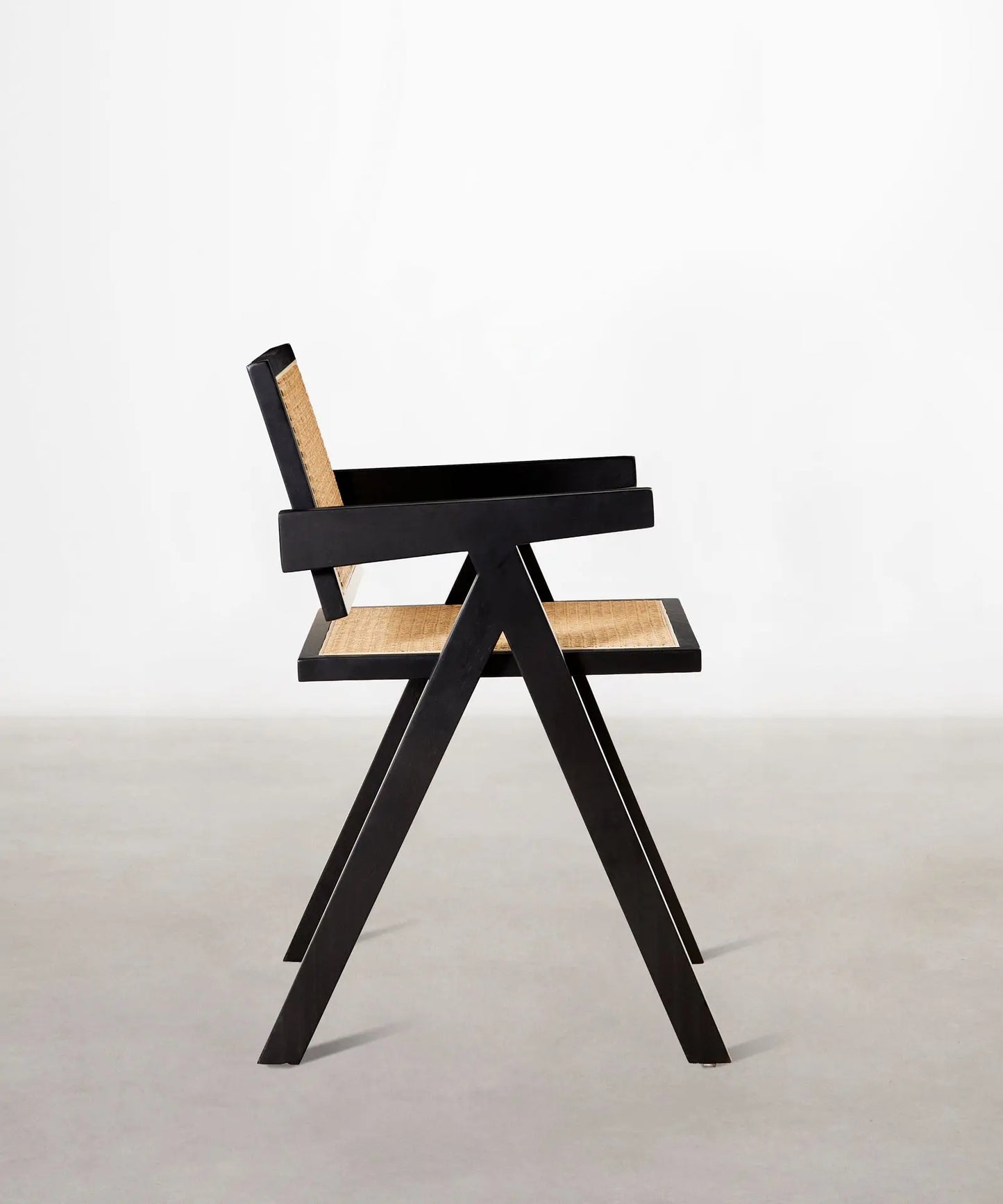 46640546087249 Silla de Comedor en Madera y Ratán con Reposabrazos Chiara Arms Sillas de Madera Northdeco