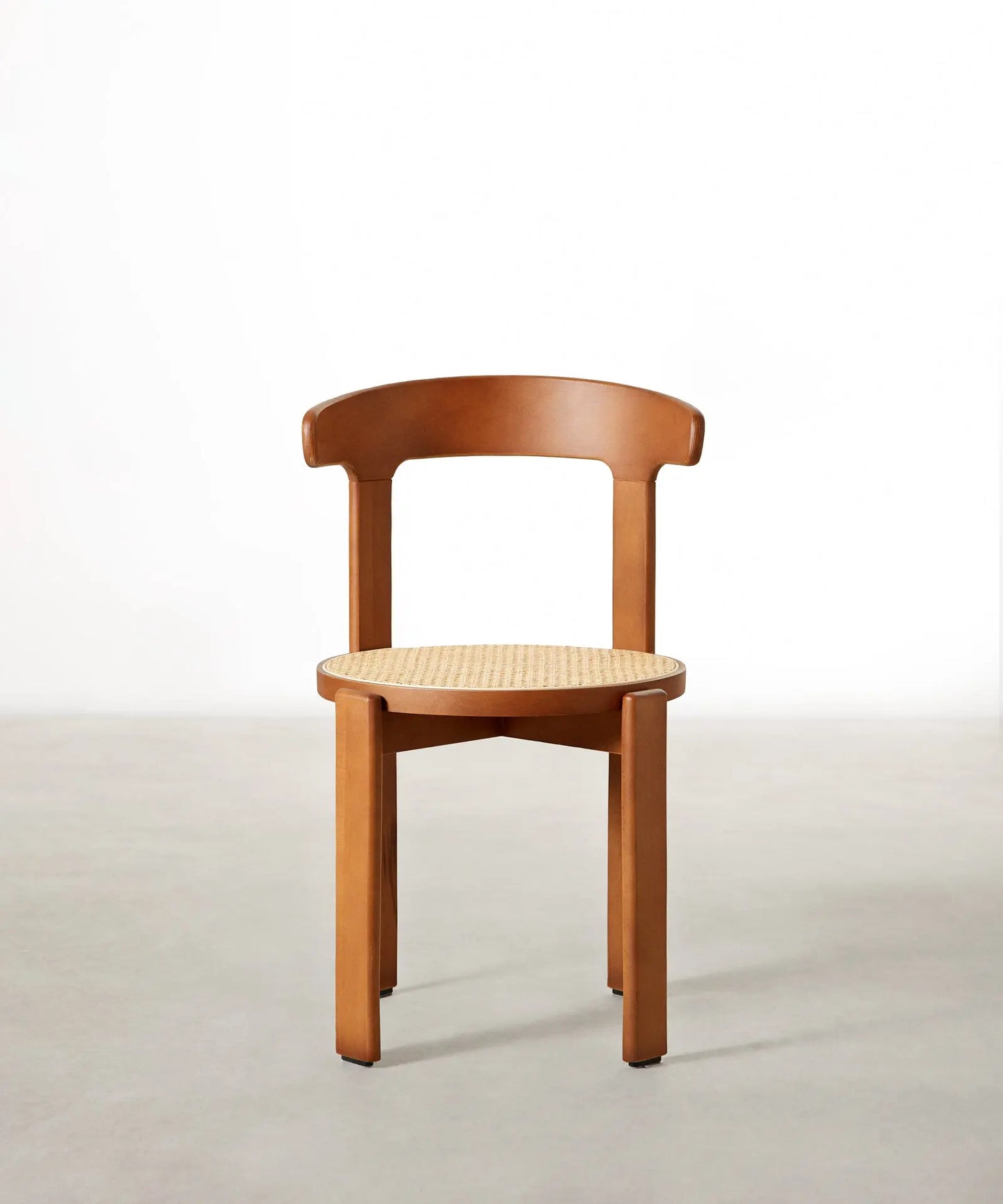 55785480290690 Silla de Comedor en Madera y Ratán Delia Sillas de Madera Northdeco