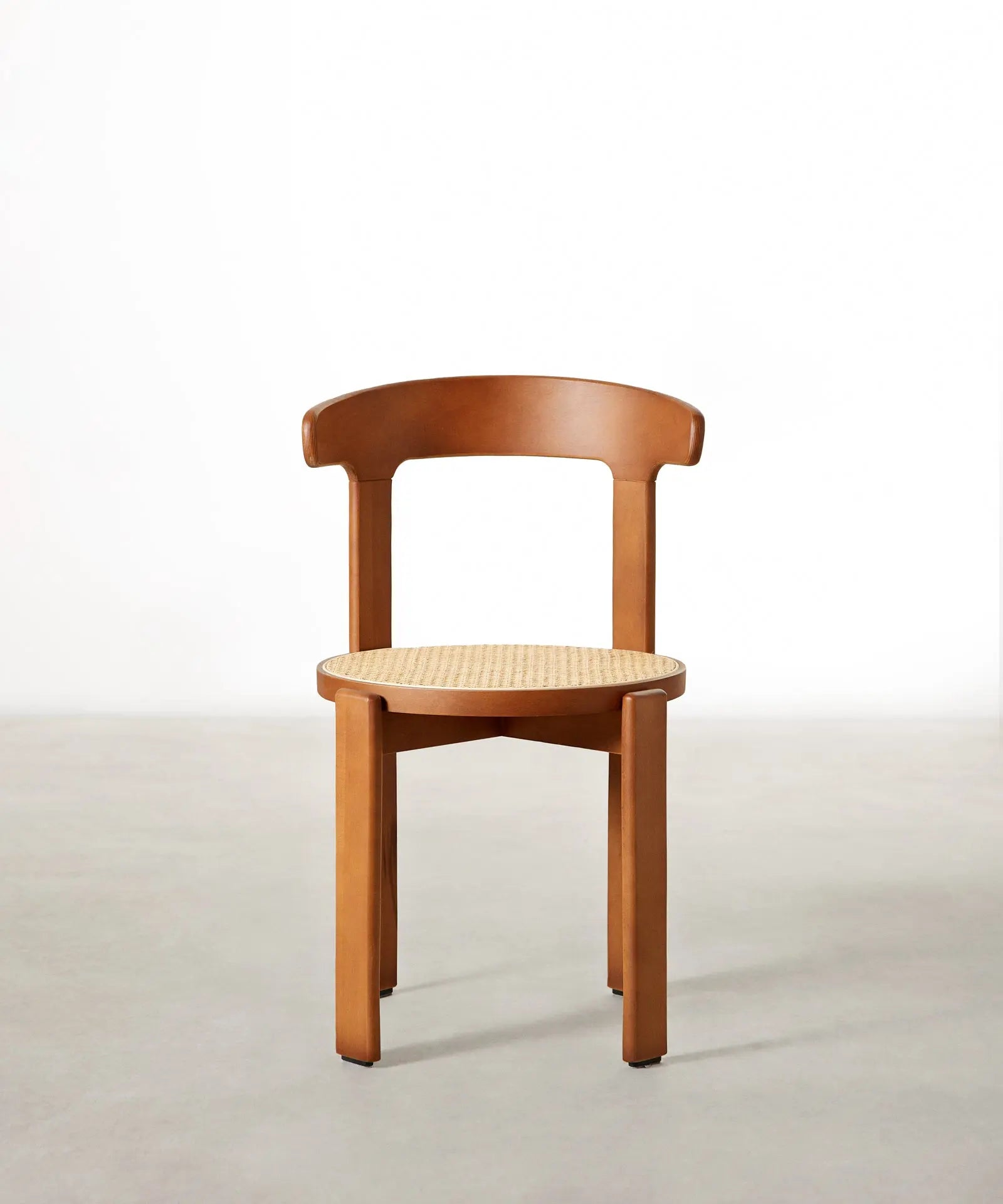 55785480290690 Silla de Comedor en Madera y Ratán Delia Sillas de Madera Northdeco