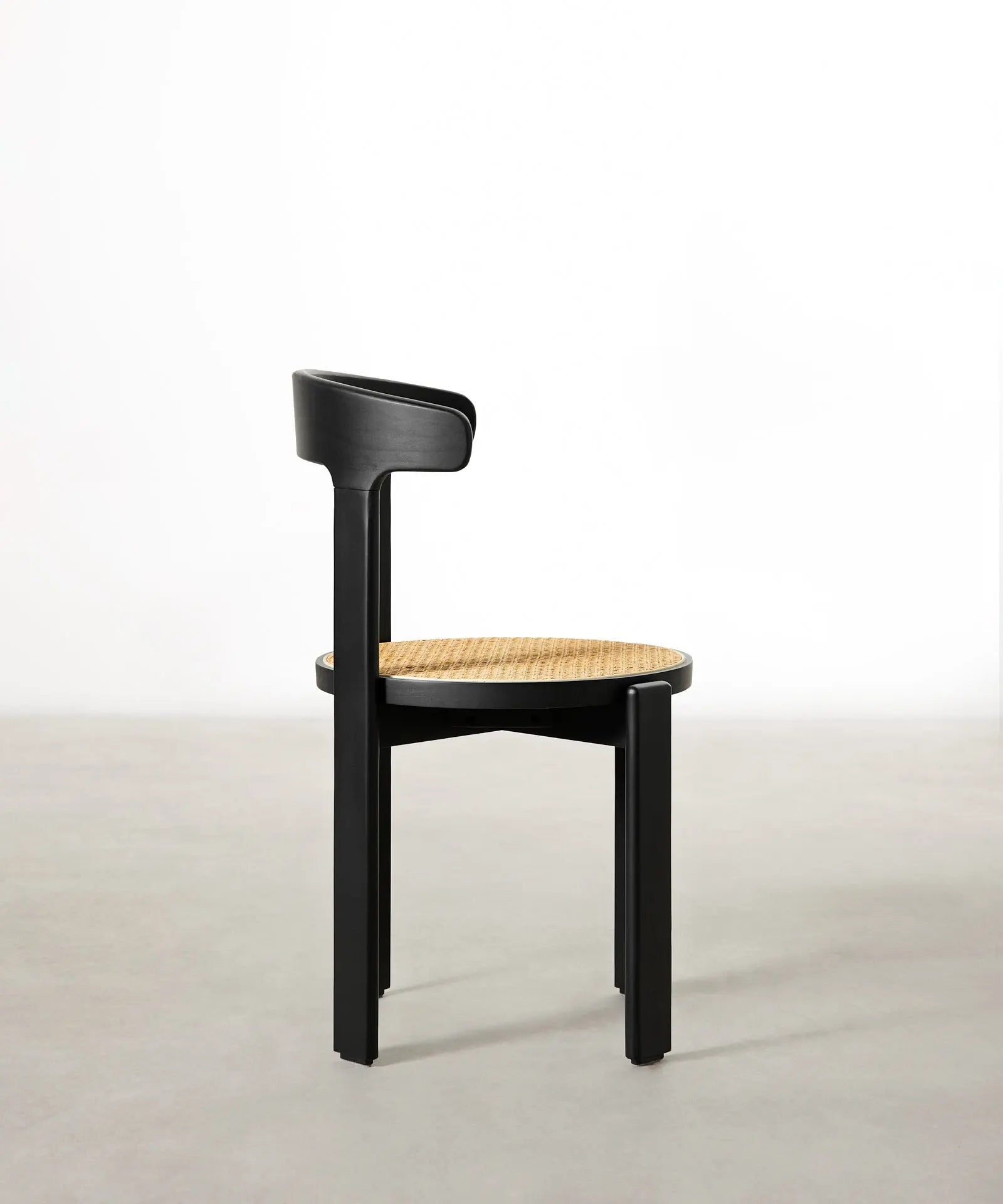 55785480323458 Silla de Comedor en Madera y Ratán Delia Sillas de Madera Northdeco