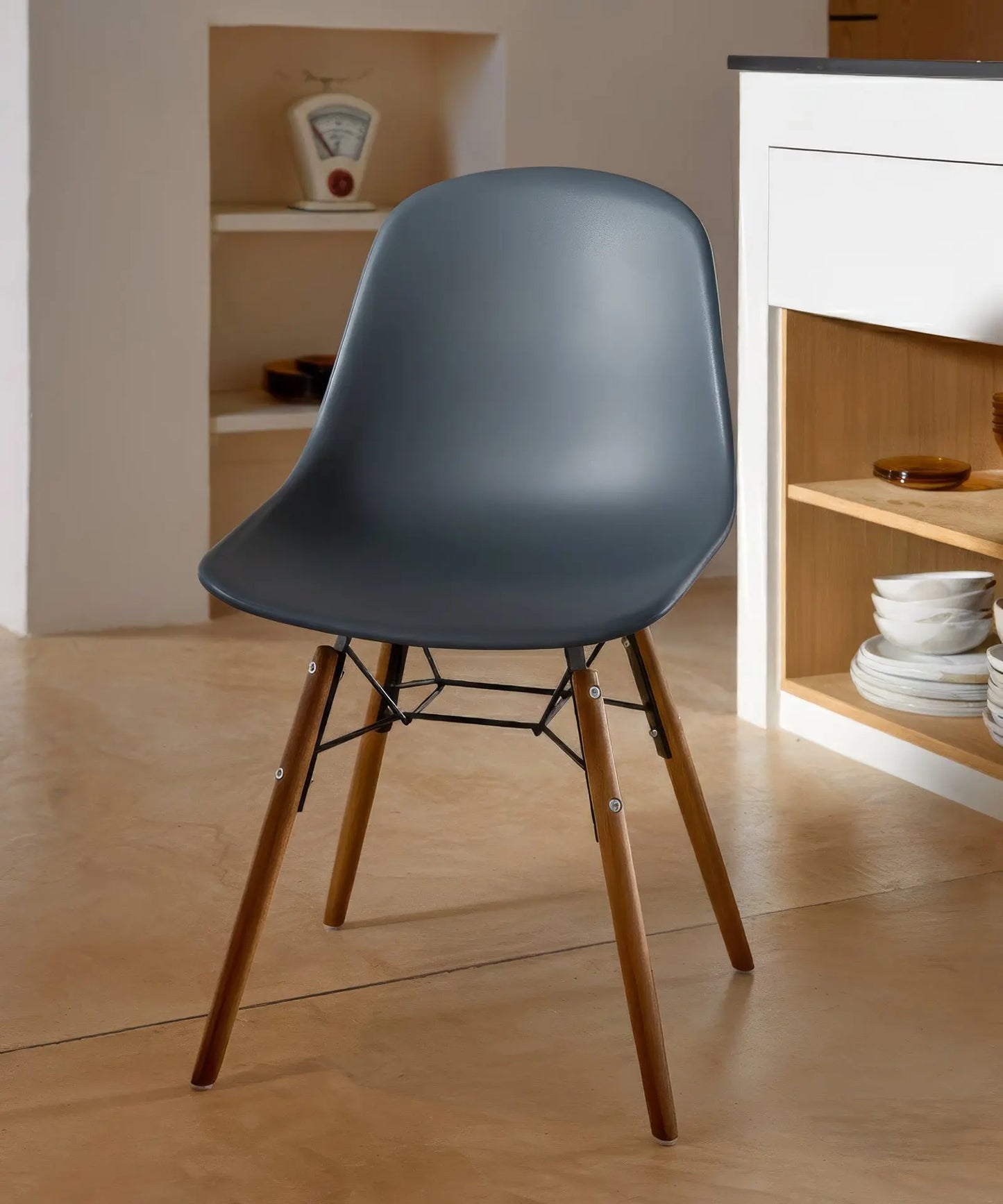 48547268821329 Silla de Polipropileno y Madera Elon Sillas de Plástico Northdeco