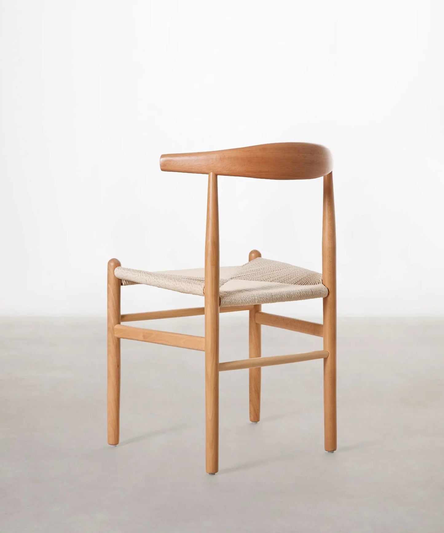 48427834999121 Silla de Comedor en Madera y Cuerda Trenzada Hela Sillas de madera Northdeco