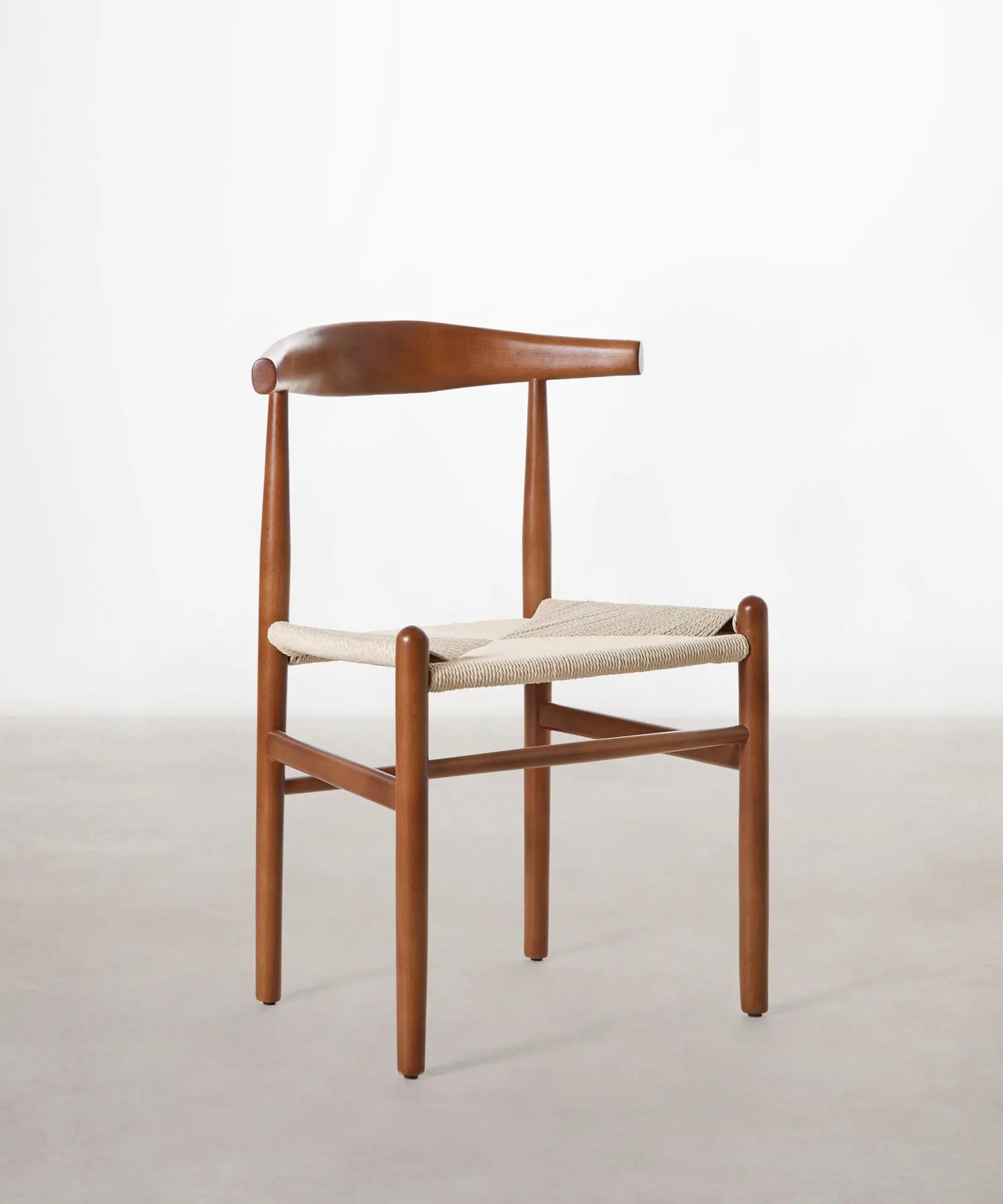 48427835031889 Silla de Comedor en Madera y Cuerda Trenzada Hela Sillas de madera Northdeco