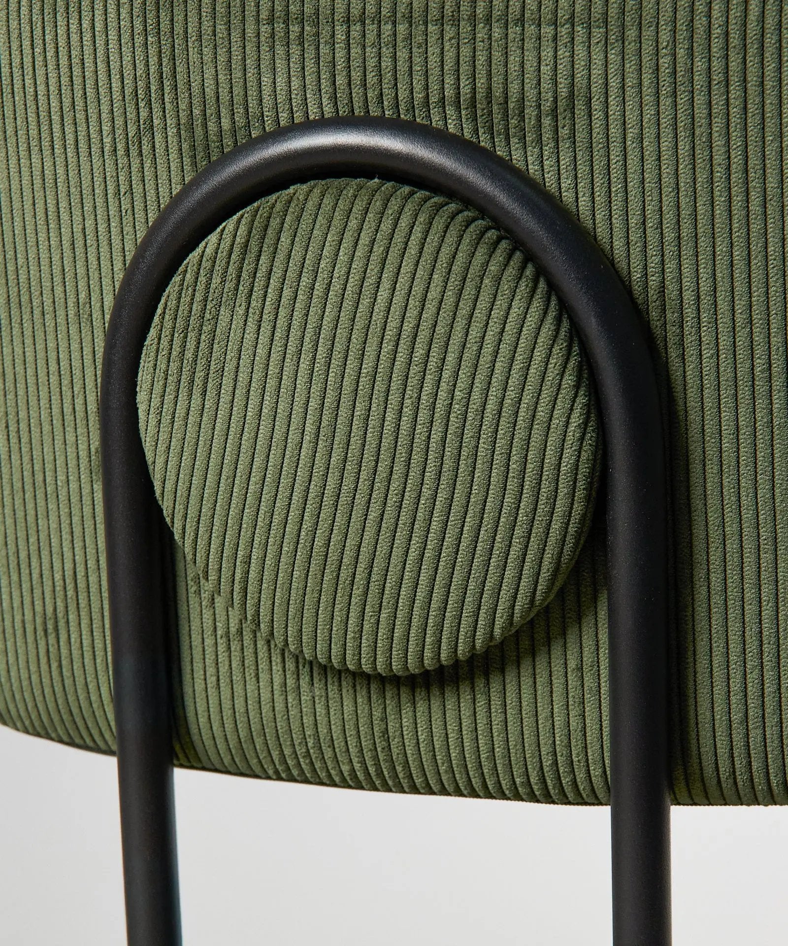 55795443761538 Silla de Comedor en Tela y Metal Jimena Sillas tapizadas Northdeco