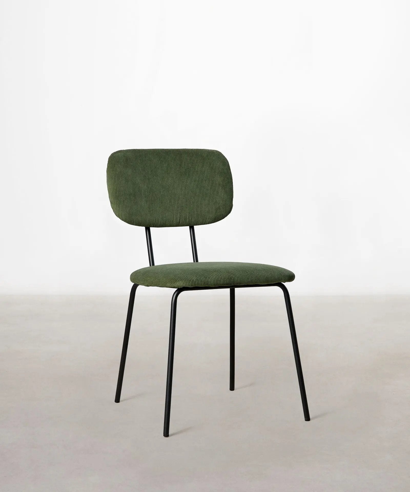 55795443761538 Silla de Comedor en Tela y Metal Jimena Sillas tapizadas Northdeco