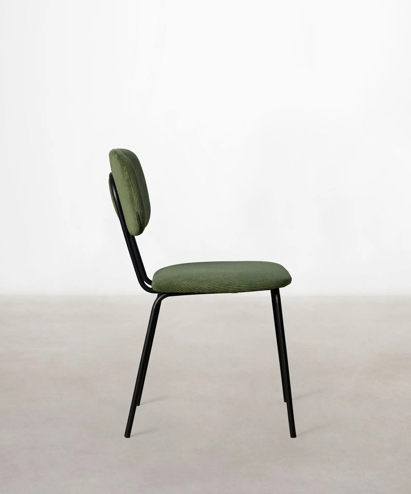 55795443761538 Silla de Comedor en Tela y Metal Jimena Sillas tapizadas Northdeco