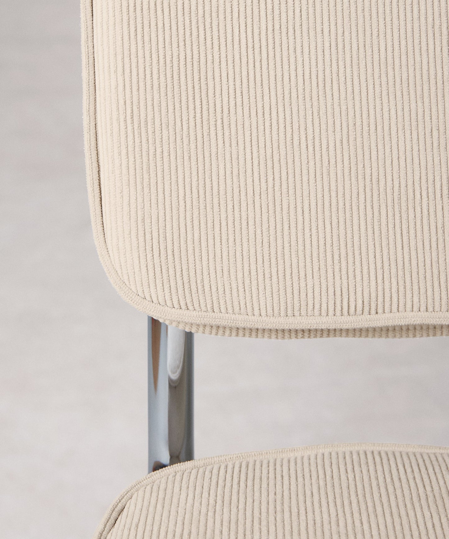 56626077335938 Silla de Comedor Tela de Pana y Metal Anela Sillas tapizadas Northdeco