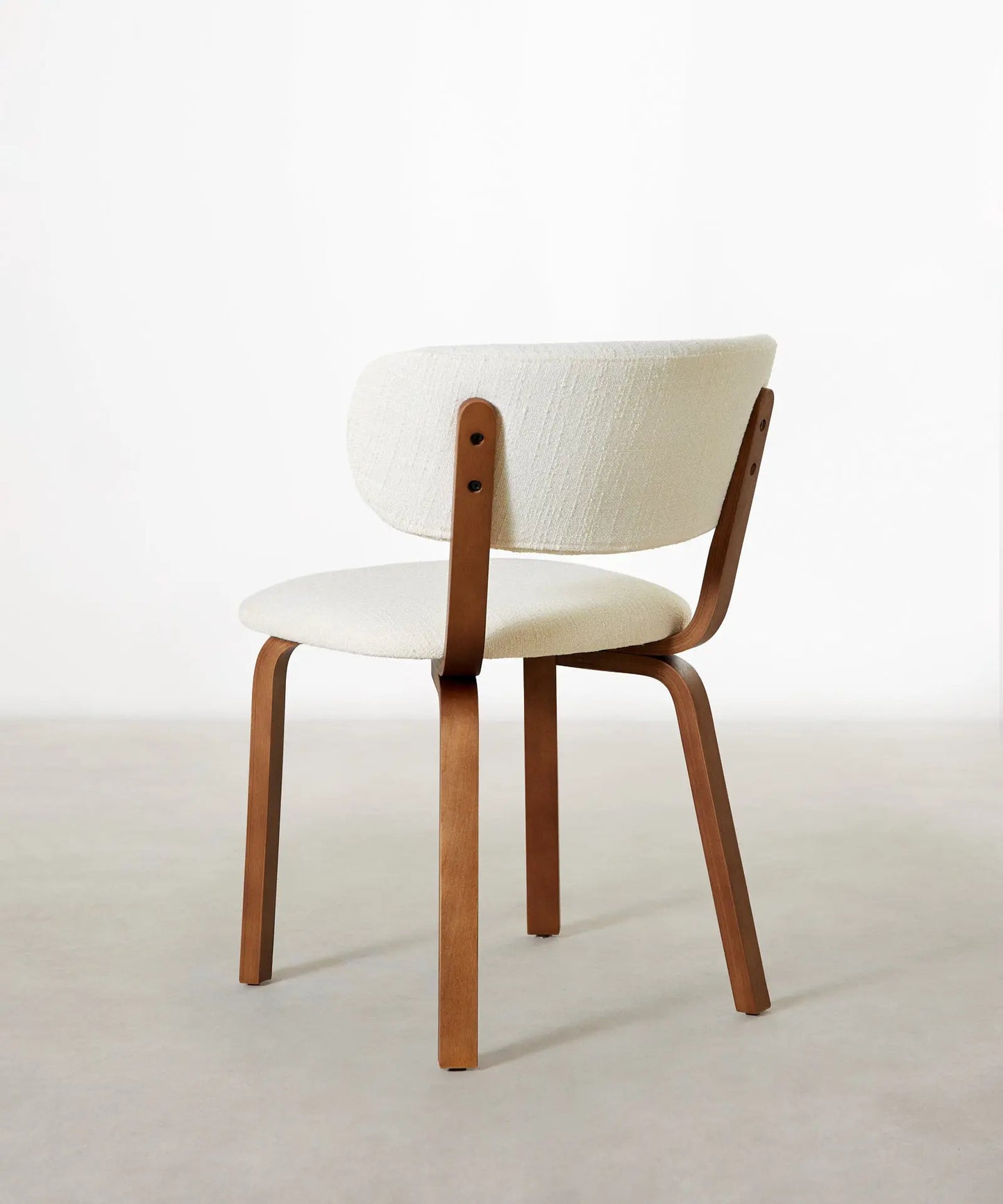 55822683406722 Silla de Comedor en Madera y Tapizada Benton Sillas Nórdicas Northdeco