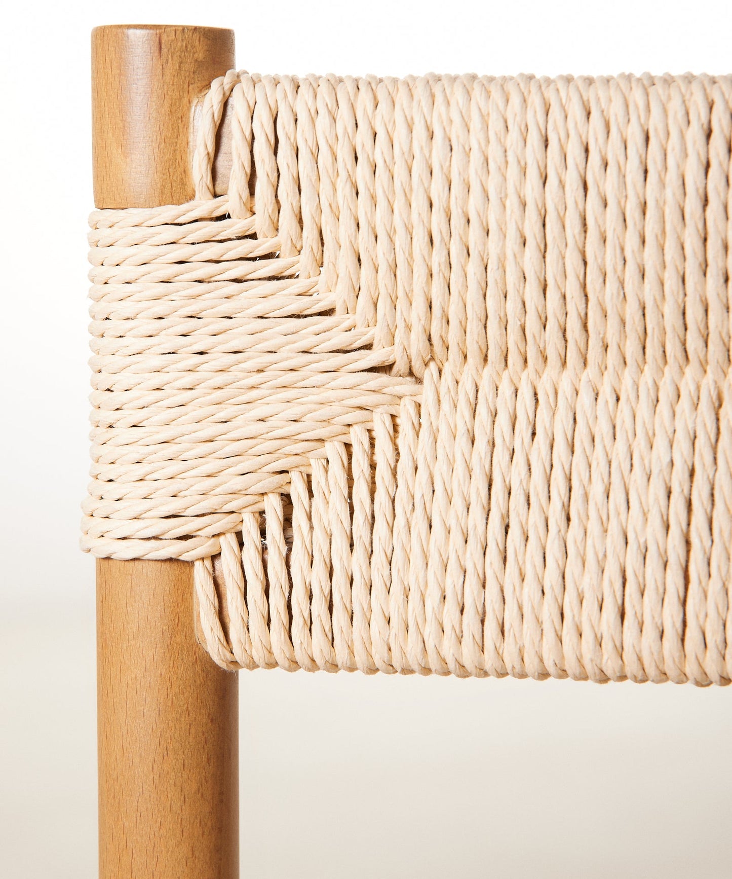 55636029636994 Silla de Comedor en Madera y Cuerda Trenzada Alona  Northdeco