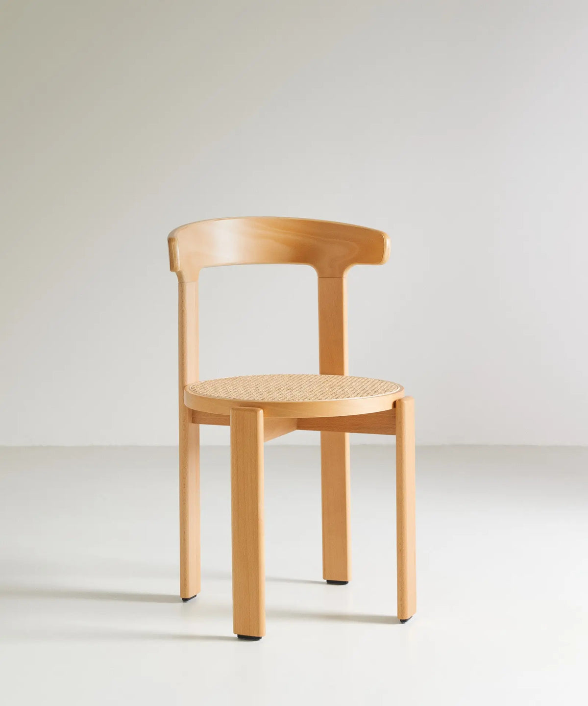 56822436200834 Silla de Comedor en Madera y Ratán Delia Sillas de Madera Northdeco