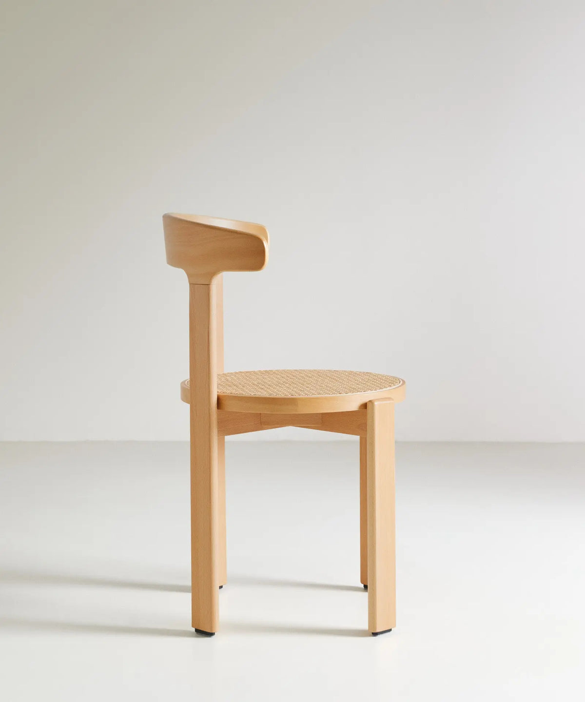 56822436200834 Silla de Comedor en Madera y Ratán Delia Sillas de Madera Northdeco
