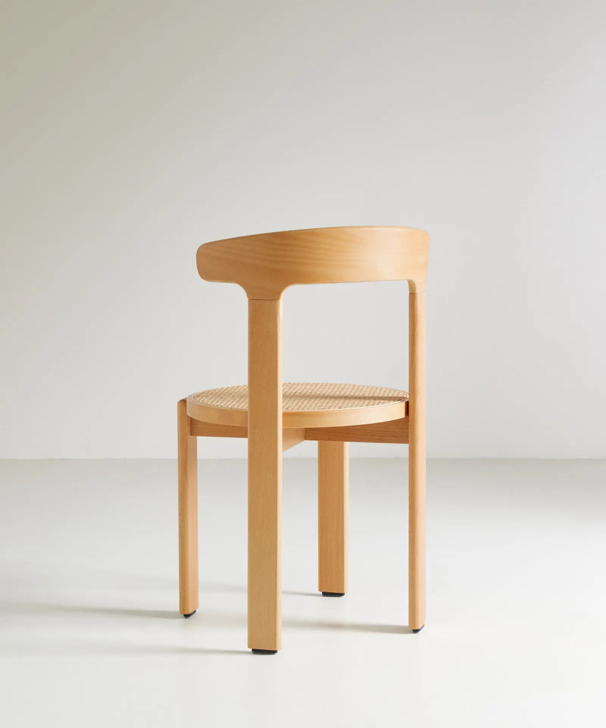56822436200834 Silla de Comedor en Madera y Ratán Delia Sillas de Madera Northdeco
