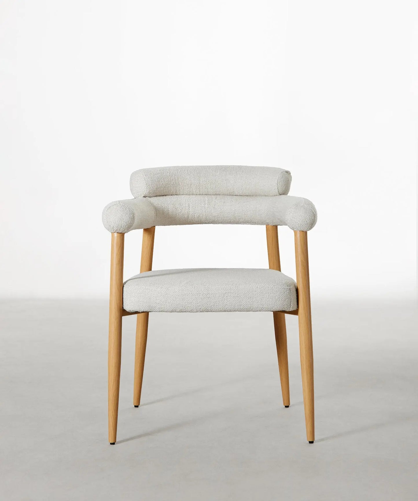 55954482790786 Silla de Comedor en Metal Tapizada Serena Sillas tapizadas Northdeco