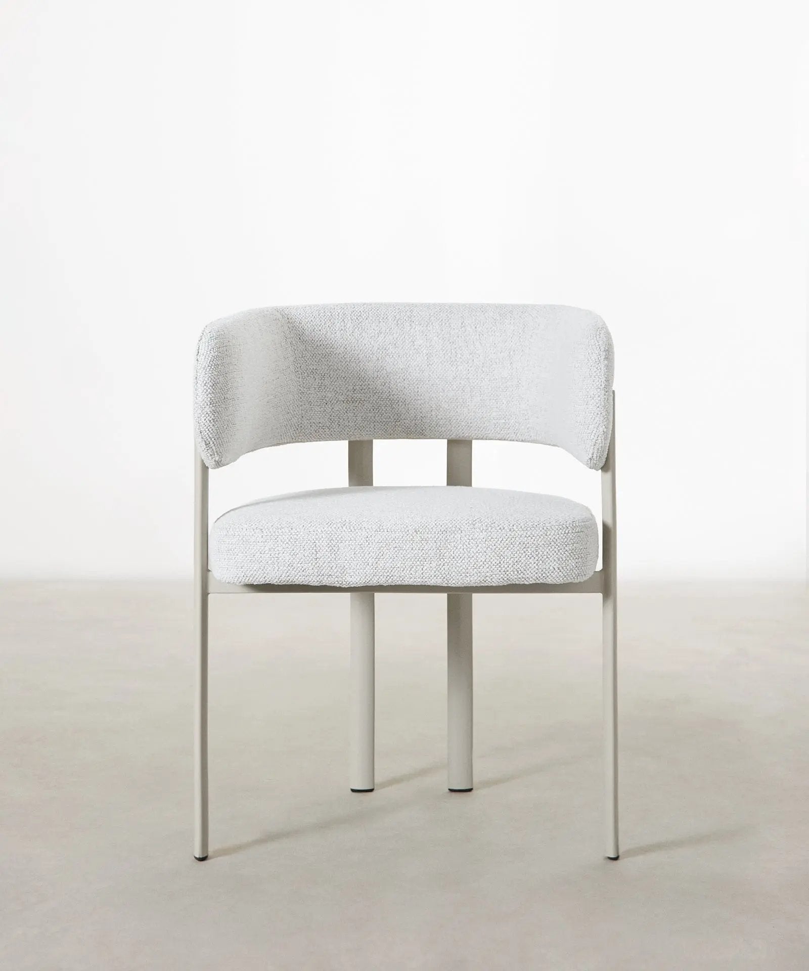 Silla de Comedor en Tela y Metal Robbie Sillas tapizadas Northdeco