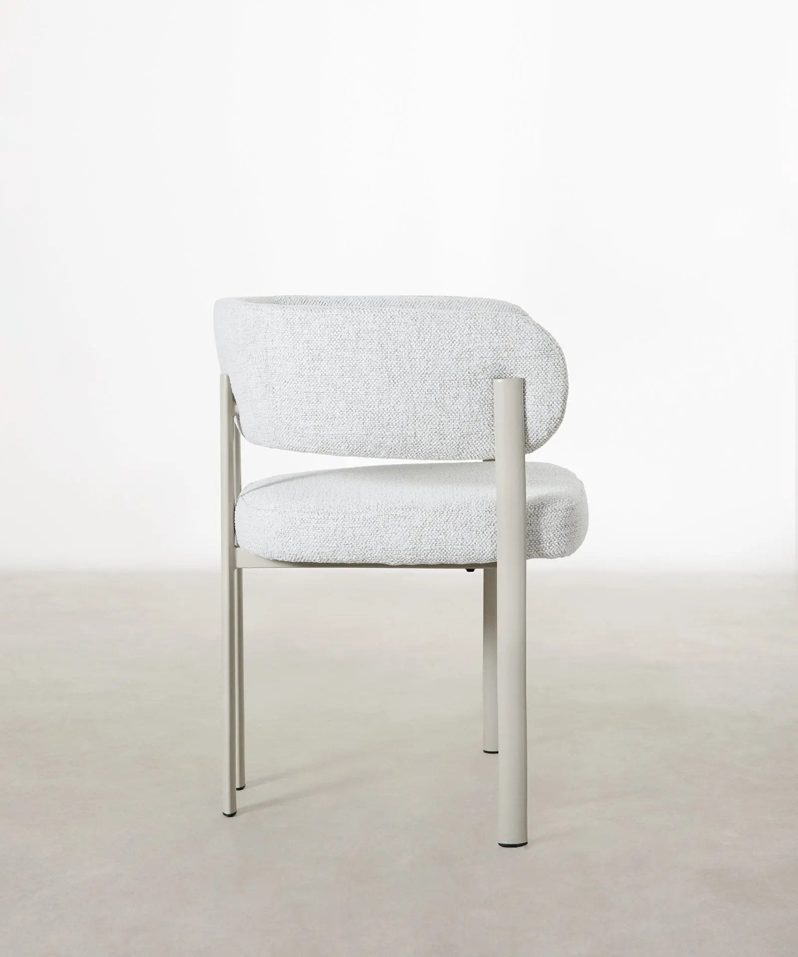 Silla de Comedor en Tela y Metal Robbie Sillas tapizadas Northdeco