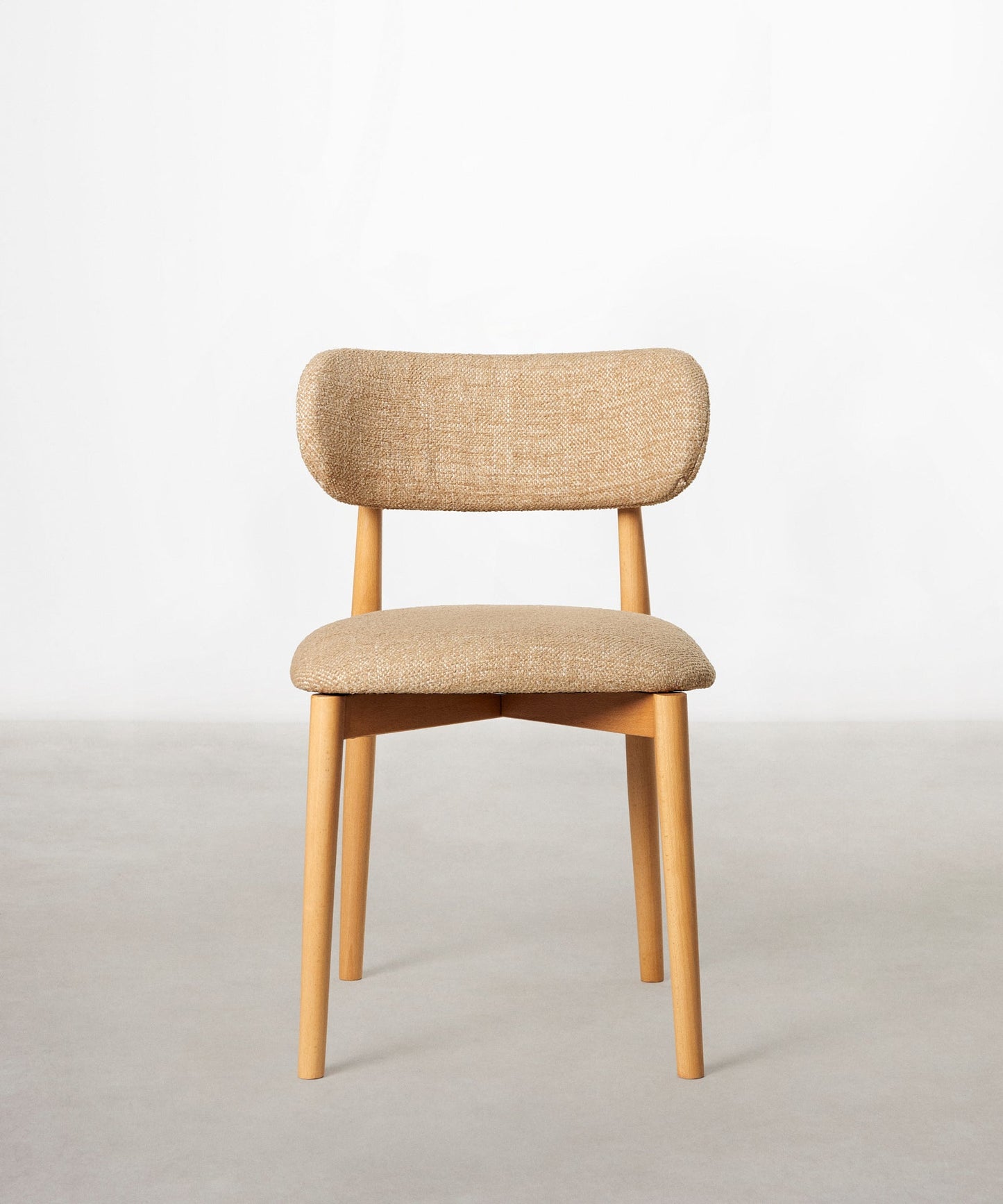 55966934172034 Silla de Comedor en Madera y Tapizada Dean Sillas Nórdicas Northdeco