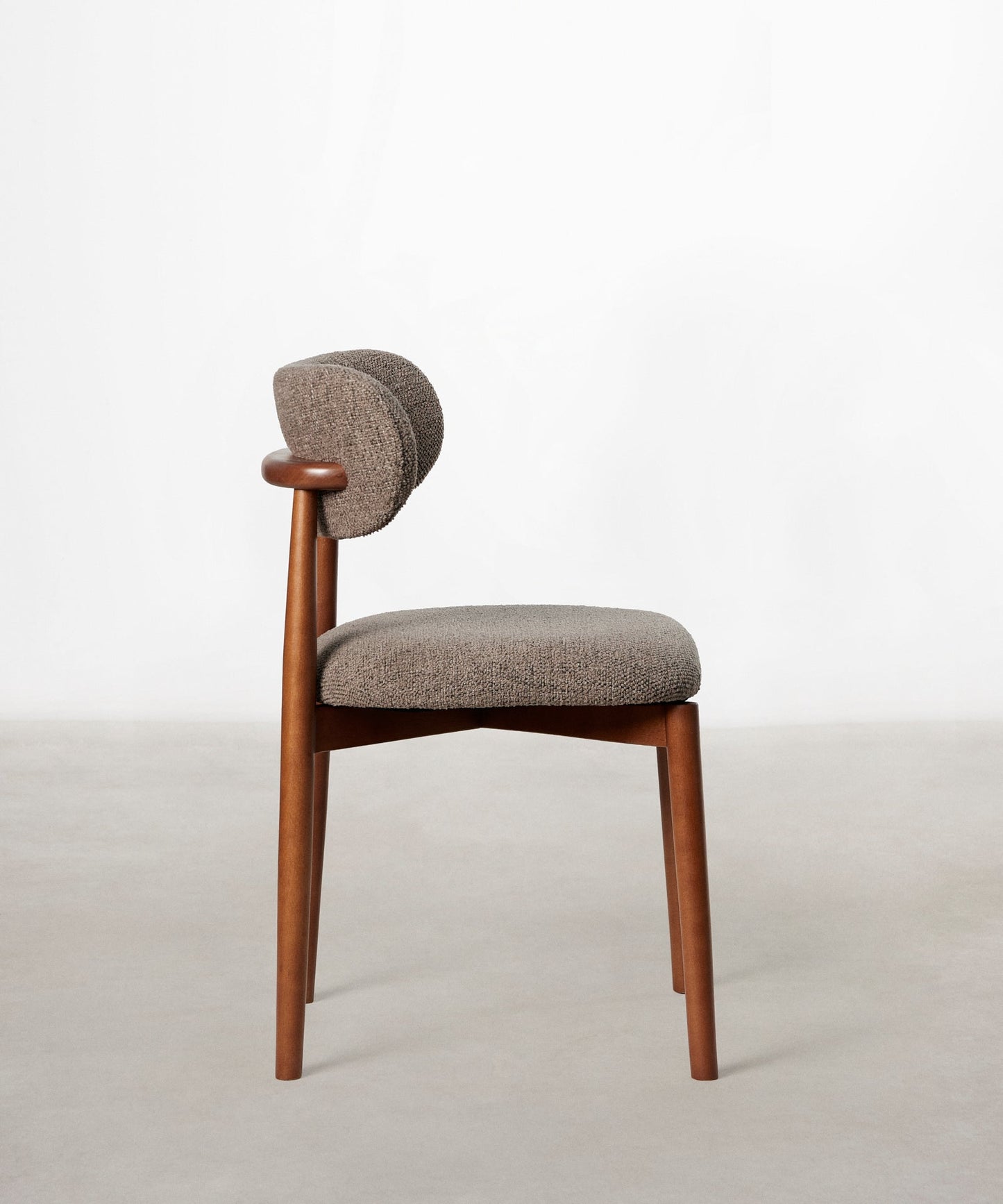 55966934204802 Silla de Comedor en Madera y Tapizada Dean Sillas Nórdicas Northdeco