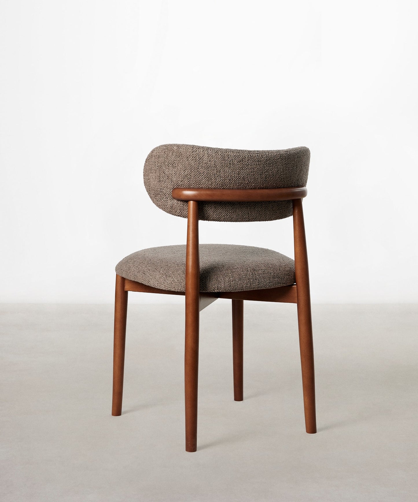 55966934204802 Silla de Comedor en Madera y Tapizada Dean Sillas Nórdicas Northdeco