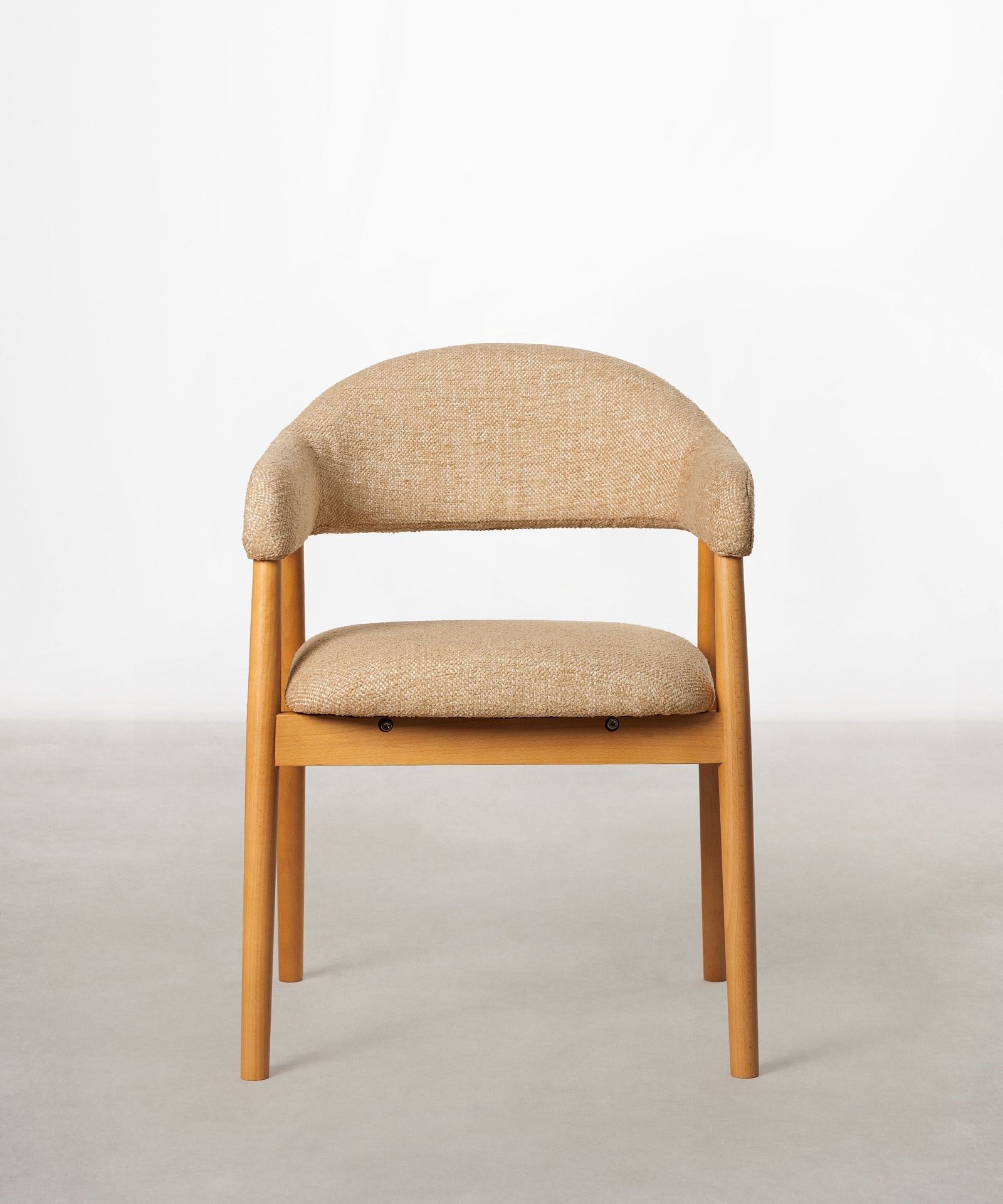 56017383555458 Silla de Comedor en Metal Tapizada Tesa Sillas Nórdicas Northdeco