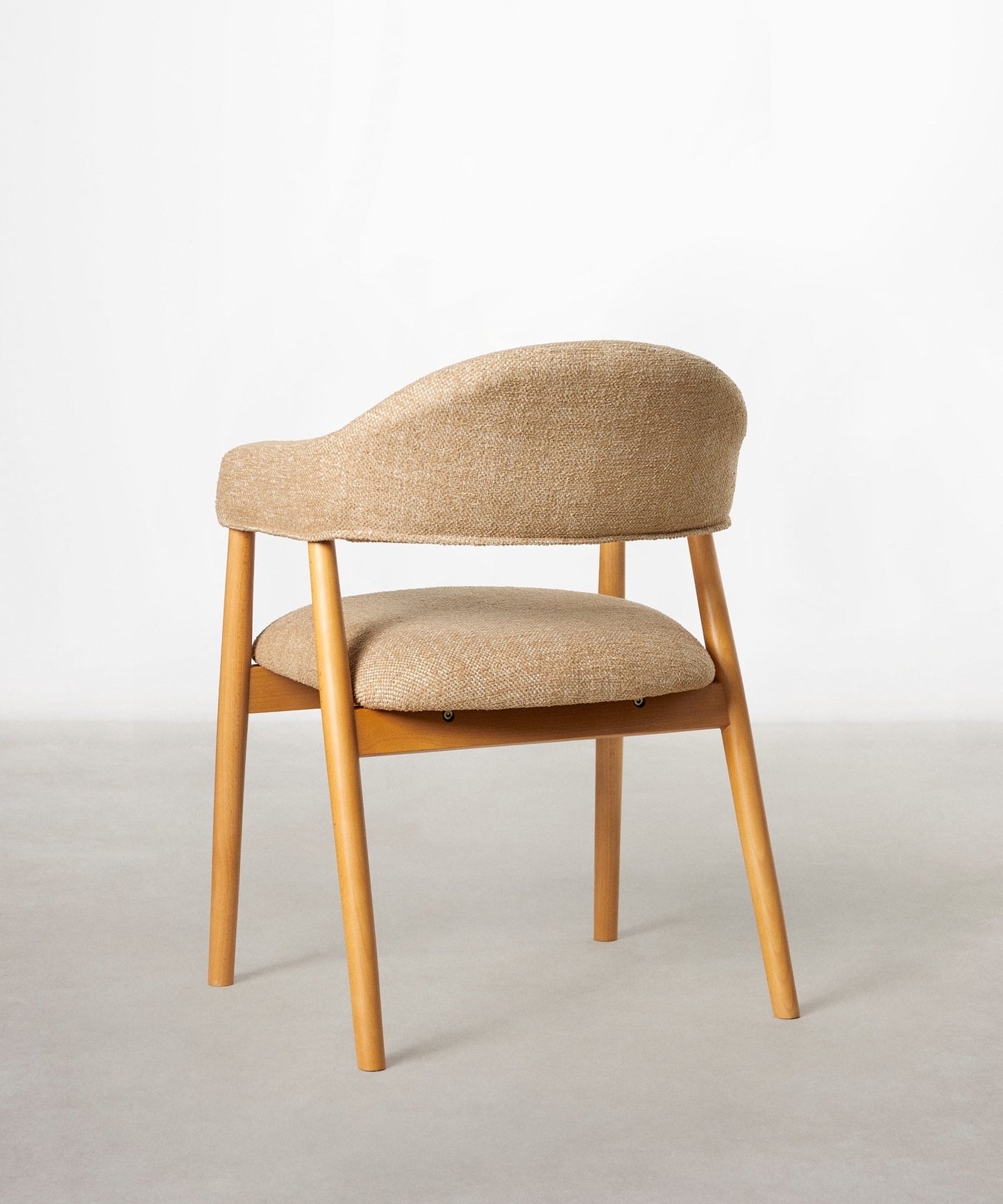 56017383555458 Silla de Comedor en Metal Tapizada Tesa Sillas Nórdicas Northdeco