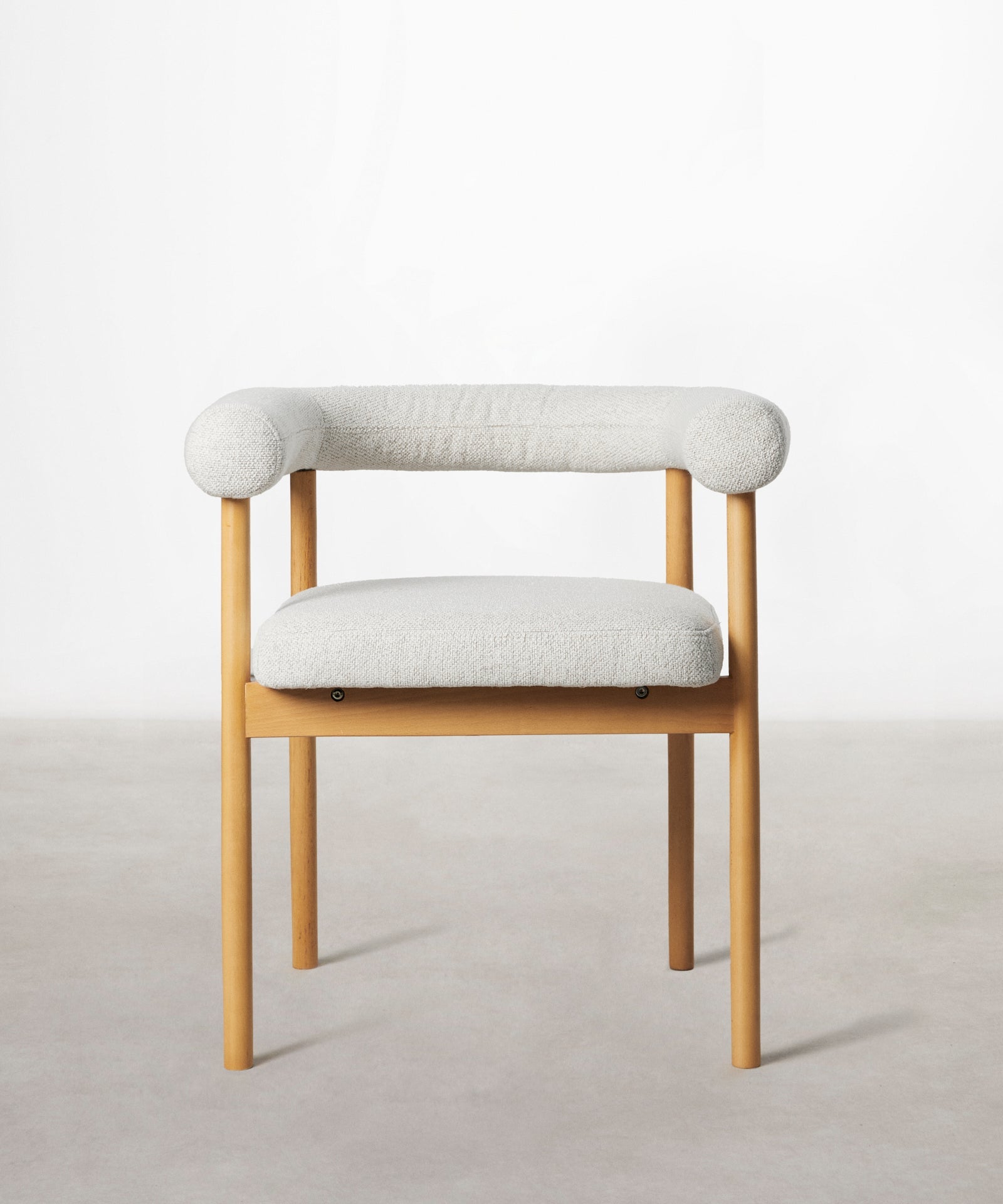 55965614440834 Silla de Comedor en Madera y Tapizada Sparks Sillas Nórdicas Northdeco